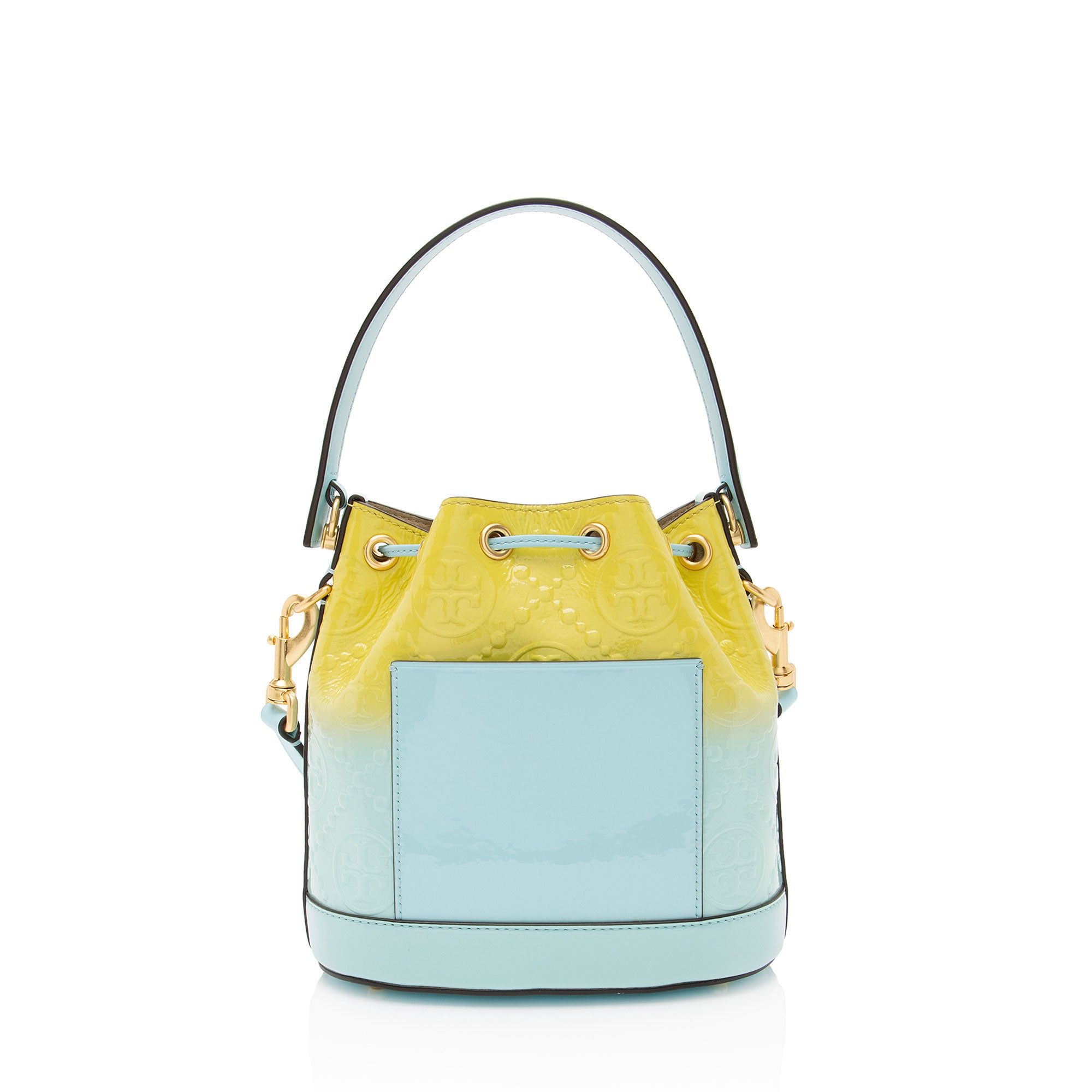 Tory Burch T Monogram Dip Dye Bucket Bag