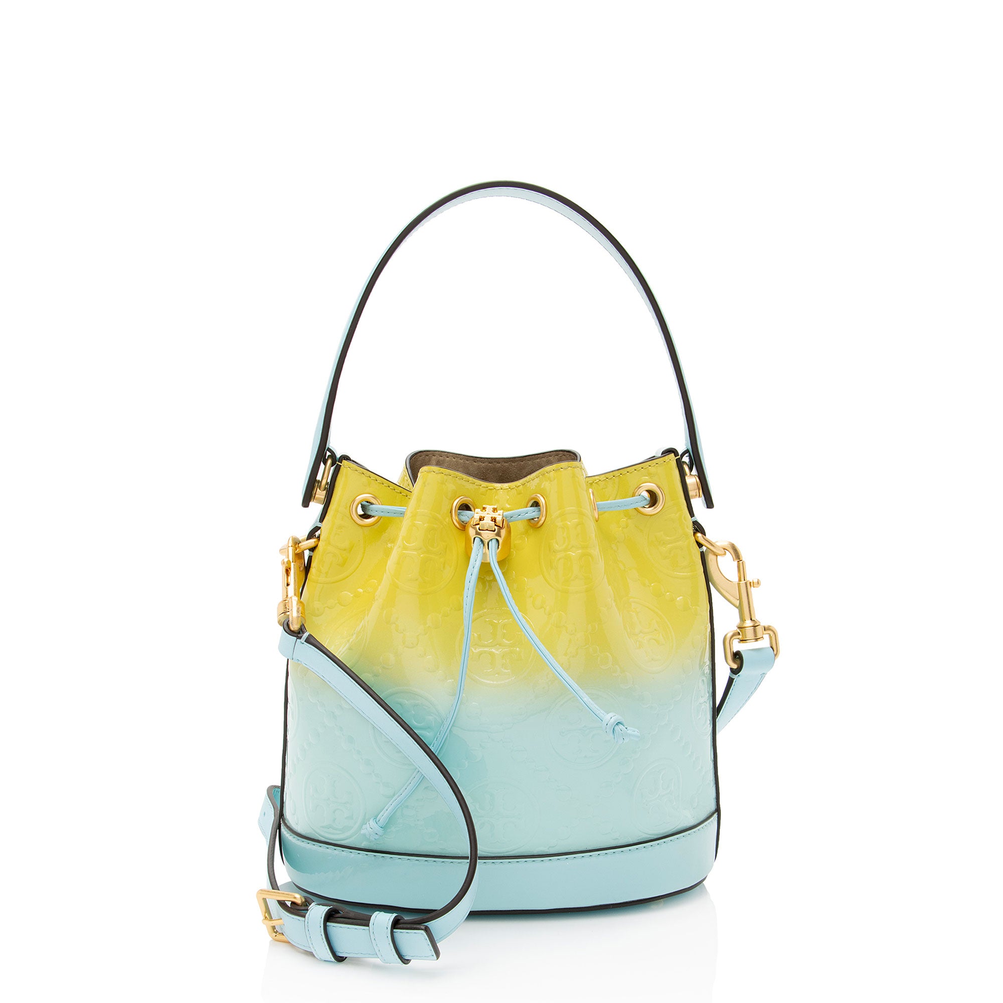 Tory Burch T Monogram Dip Dye Bucket Bag