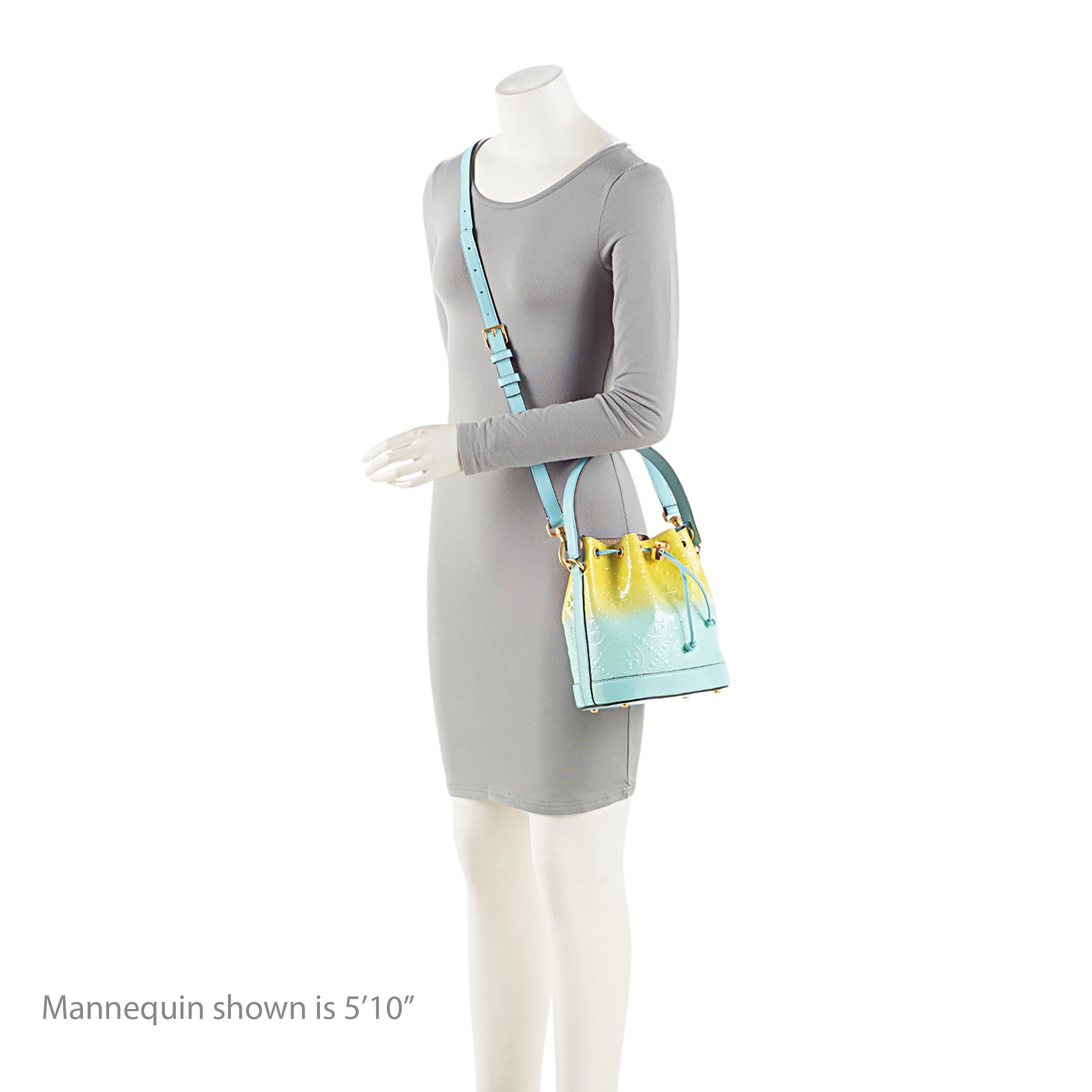 Tory Burch T Monogram Dip Dye Bucket Bag