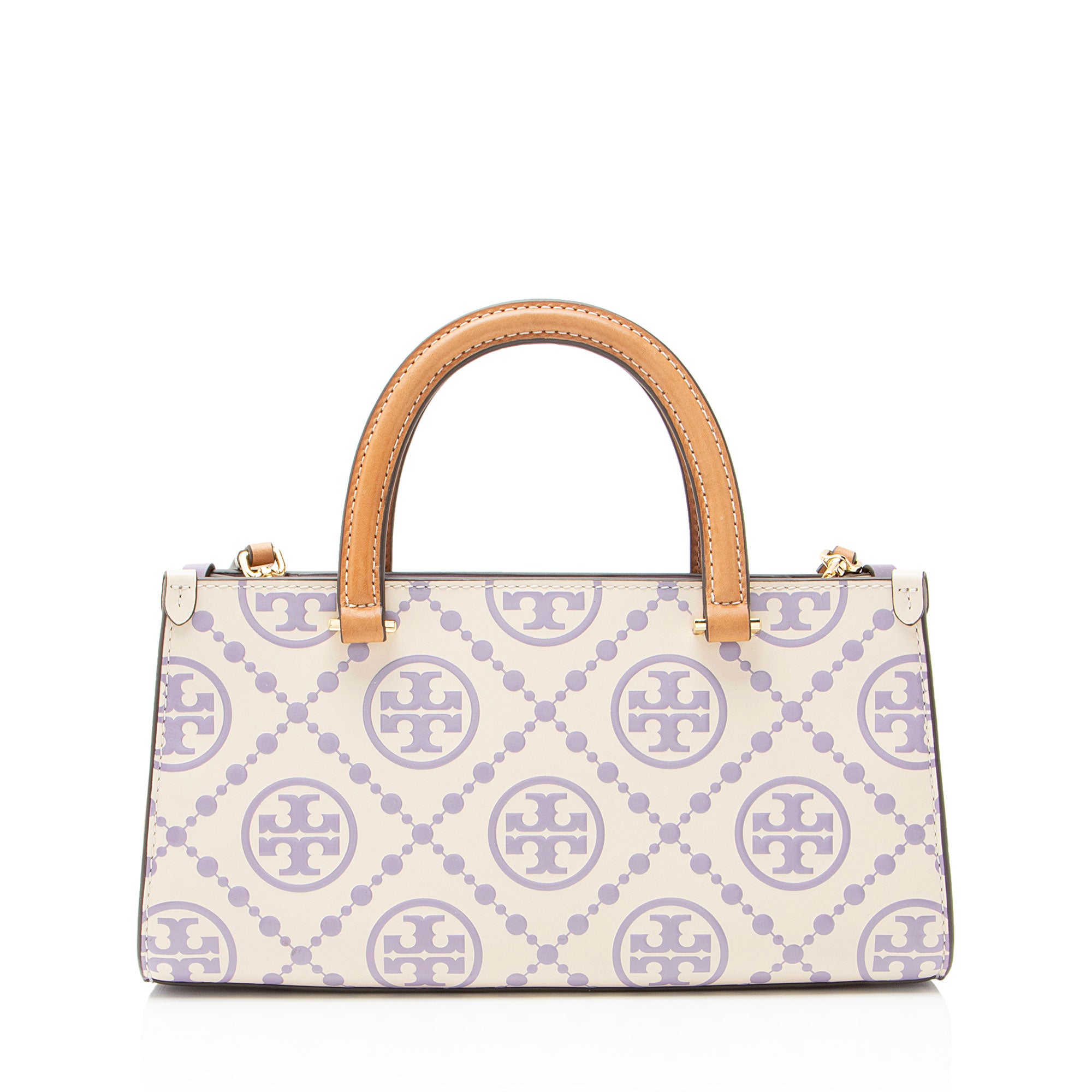 Tory Burch T Monogram Embossed Leather E/W Tote