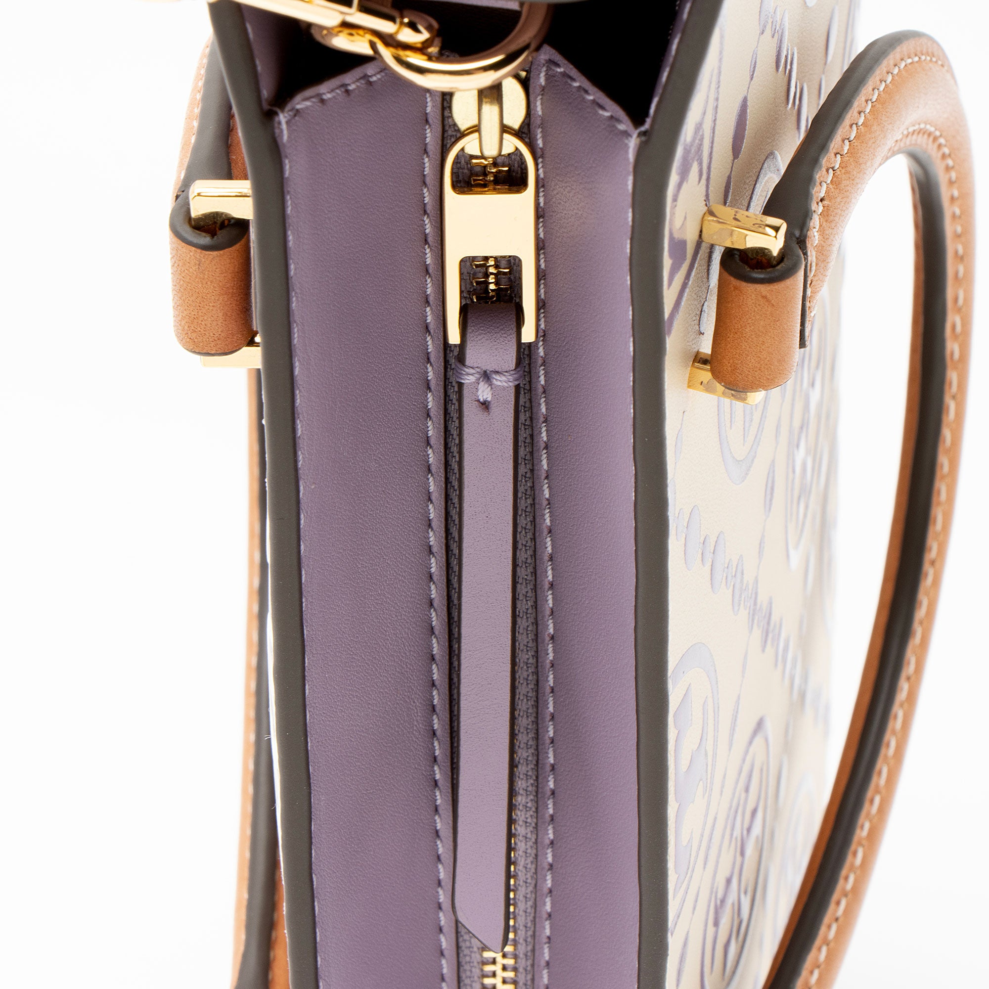 Tory Burch T Monogram Embossed Leather E/W Tote