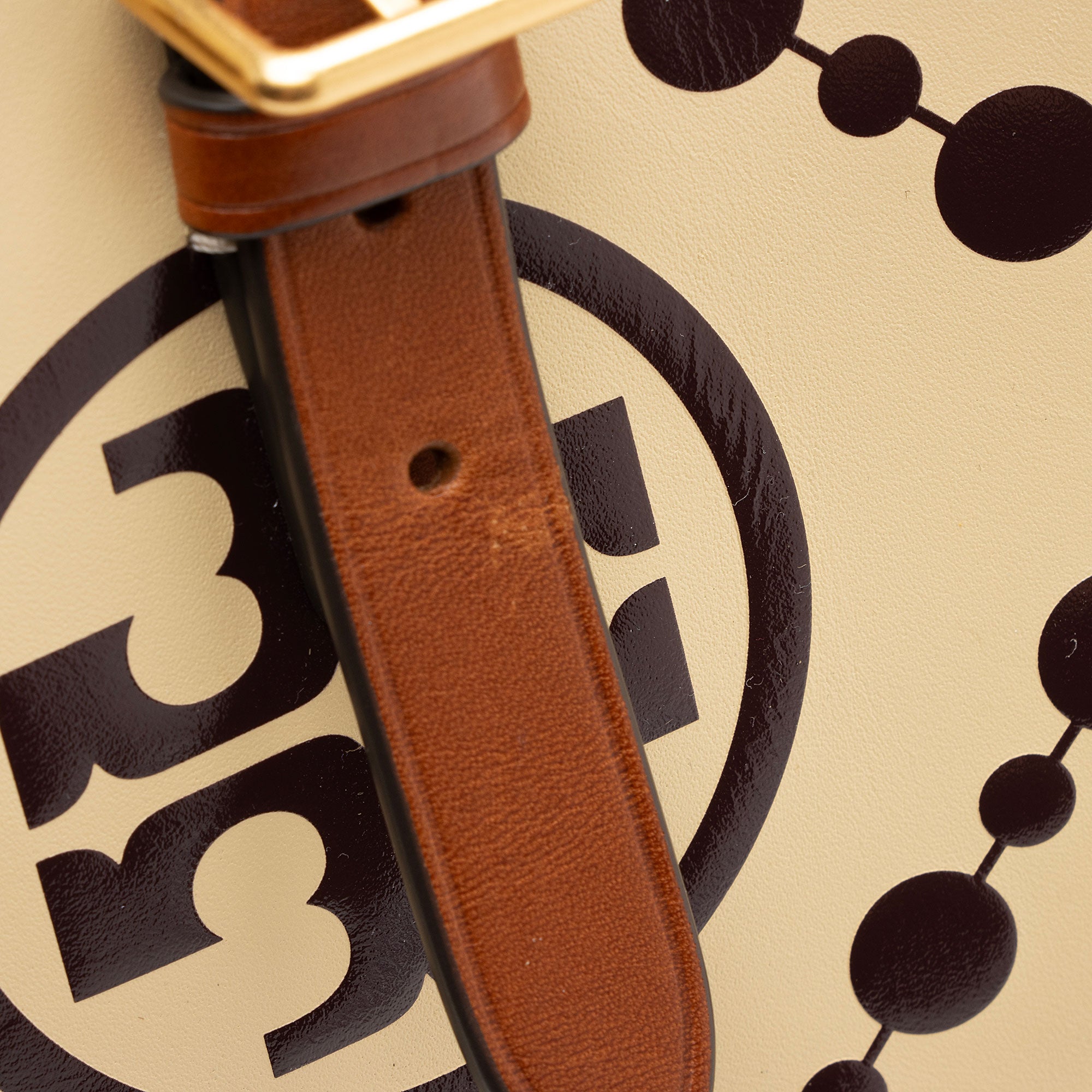 Tory Burch T Monogram Embossed Leather Tote