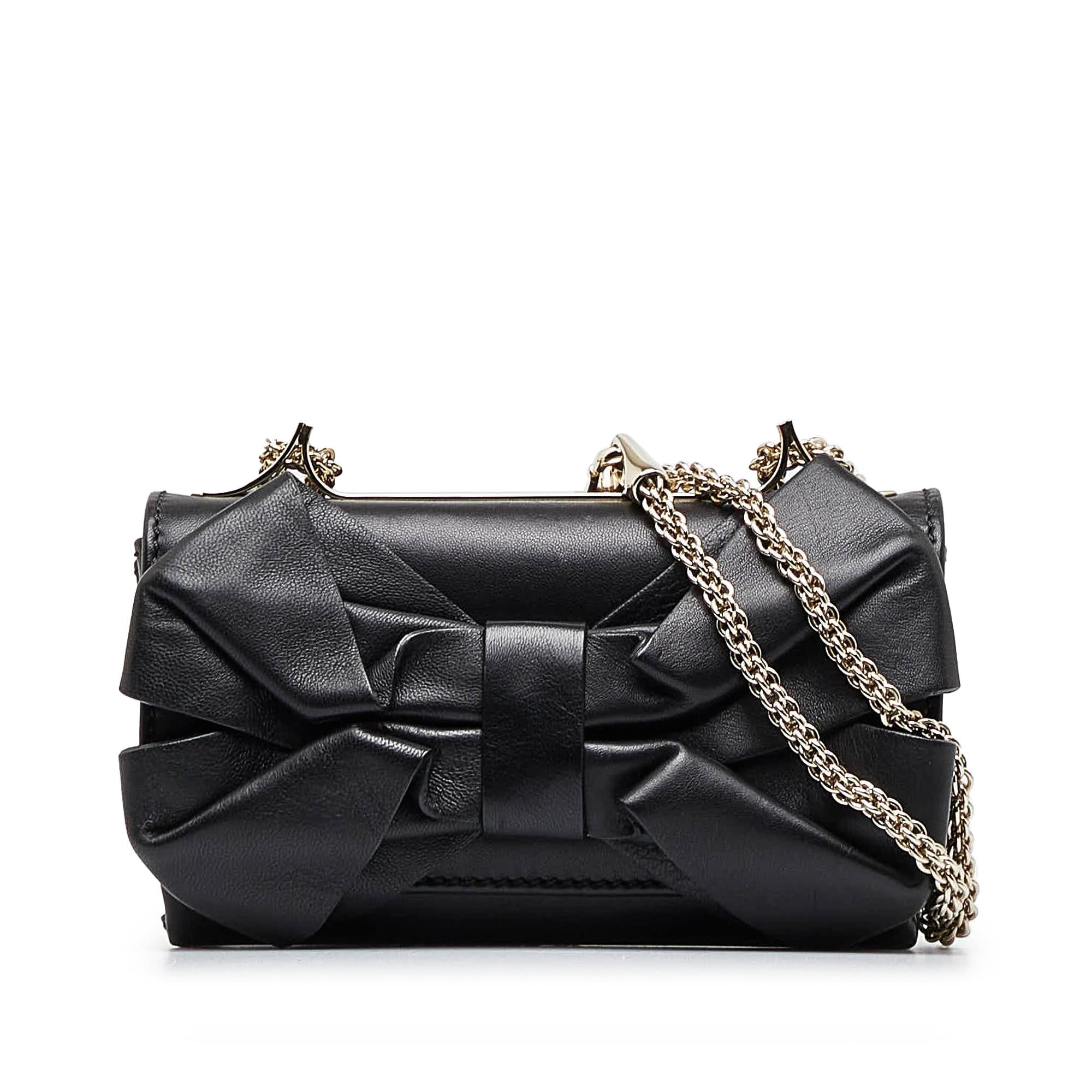 Valentino Bow Chain Crossbody (SHG-NdrSso)