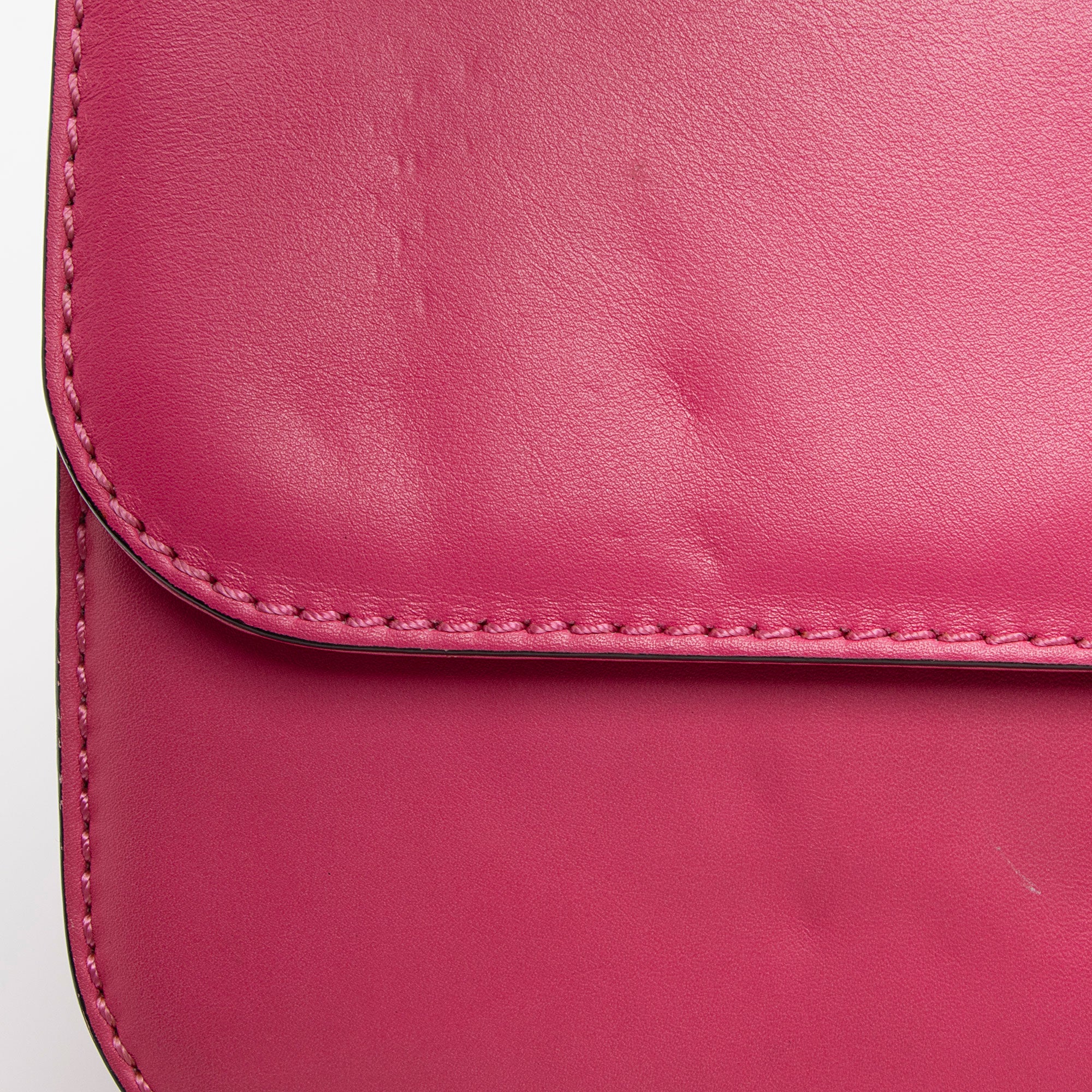 Valentino Calfskin Glam Lock Medium Shoulder Bag (SHF-H9eHek)