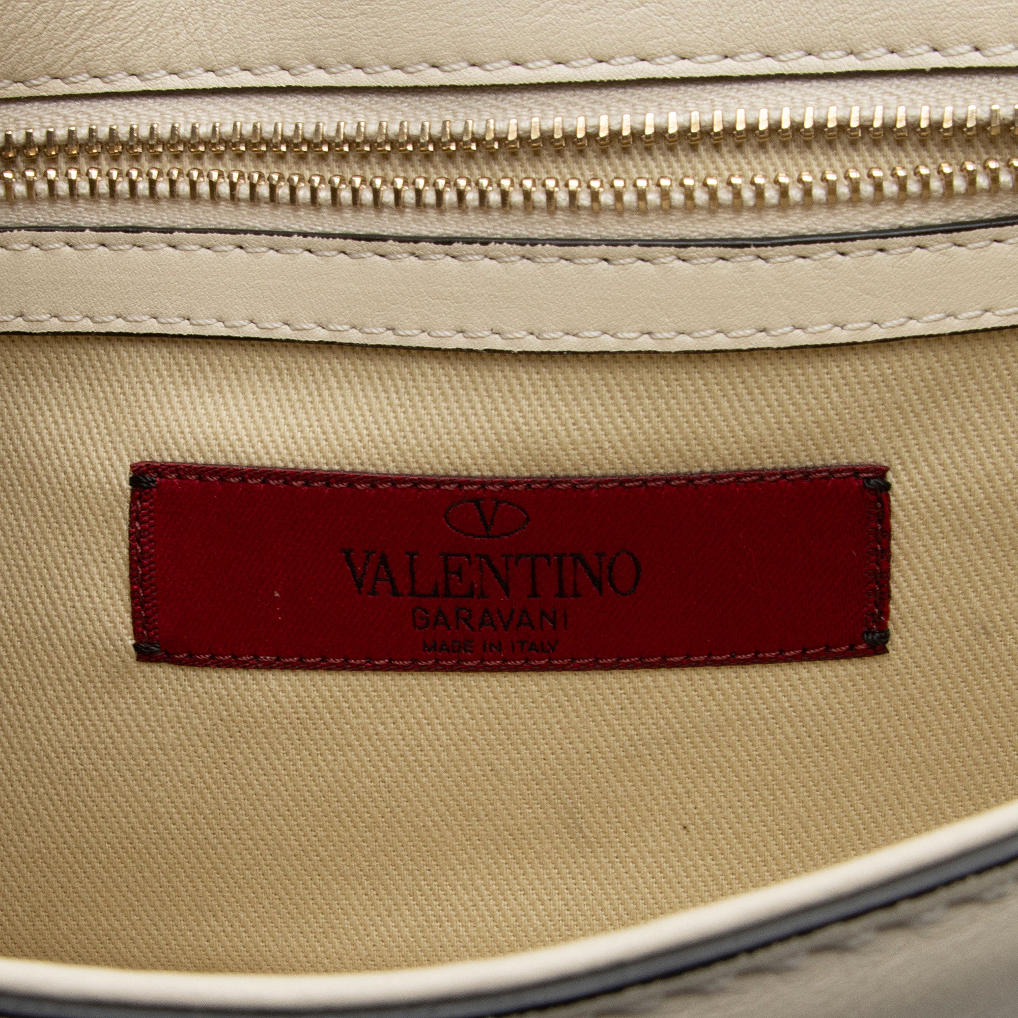 Valentino Calfskin Glam Lock Small Shoulder Bag (SHF-EgjKxt)