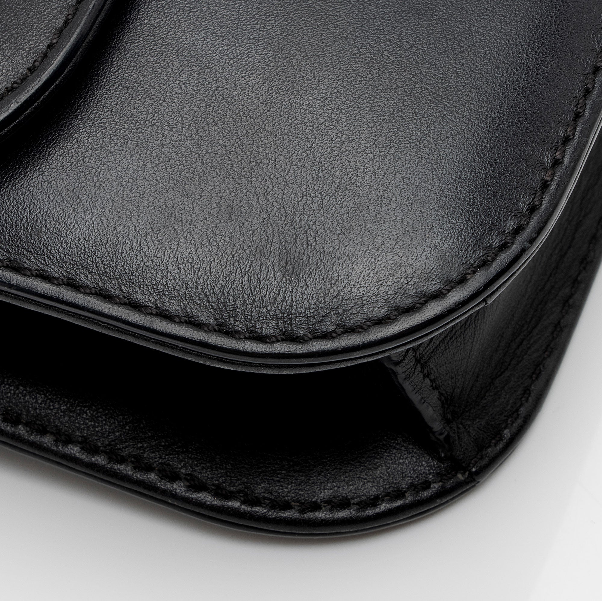 Valentino Calfskin Glam Lock Small Shoulder Bag (SHF-lIUmOS)