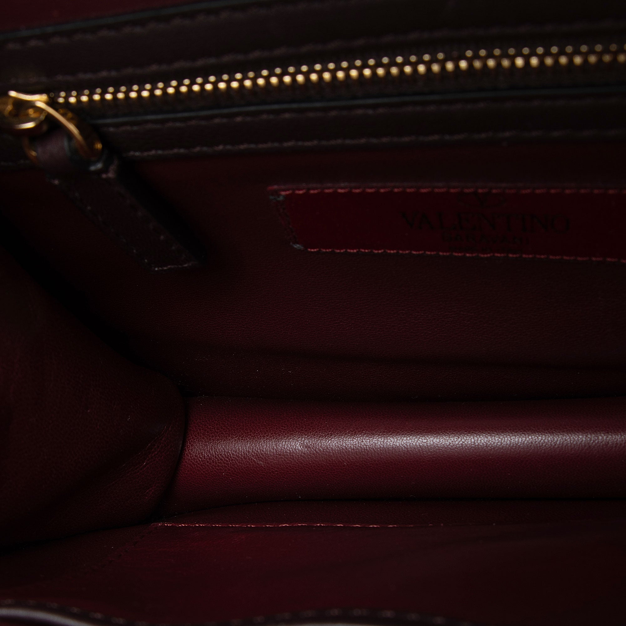 Valentino Calfskin Painted Feathers Glam Lock Small Shoulder Bag (SHF-swe4xg)