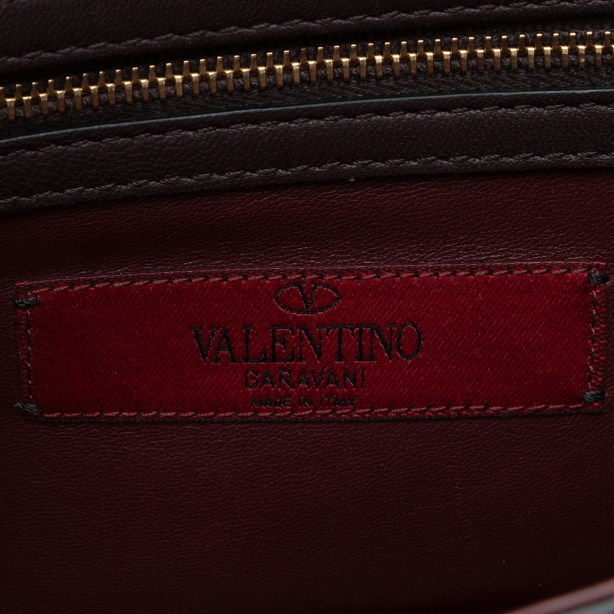 Valentino Calfskin Painted Feathers Glam Lock Small Shoulder Bag (SHF-swe4xg)