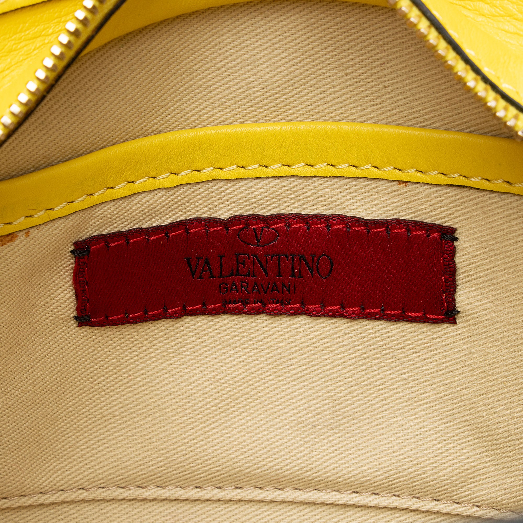 Valentino Calfskin Rockstud Double Handle Mini Tote (SHF-8c9L8s)