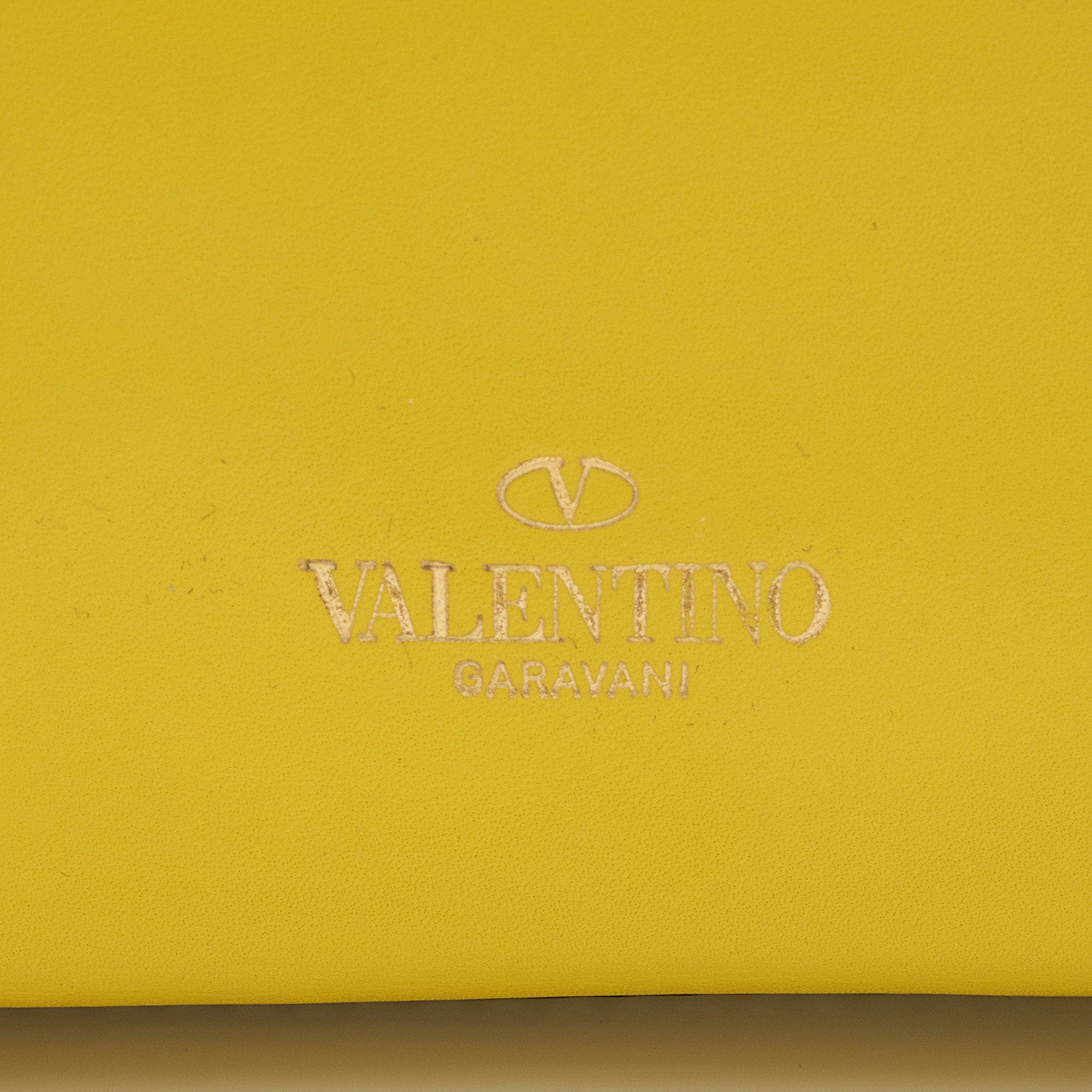 Valentino Calfskin Rockstud Double Handle Mini Tote (SHF-8c9L8s)