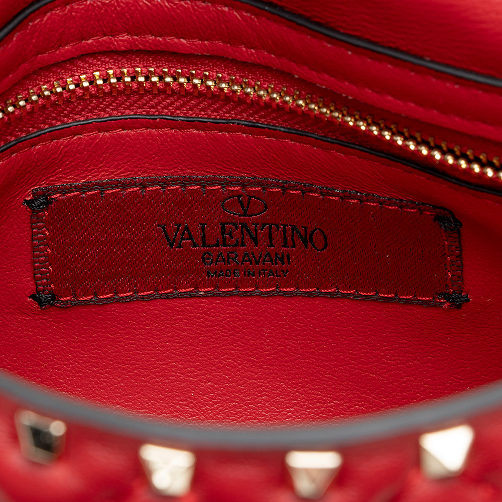 Valentino Calfskin Rockstud Spike Up Chain Shoulder Bag