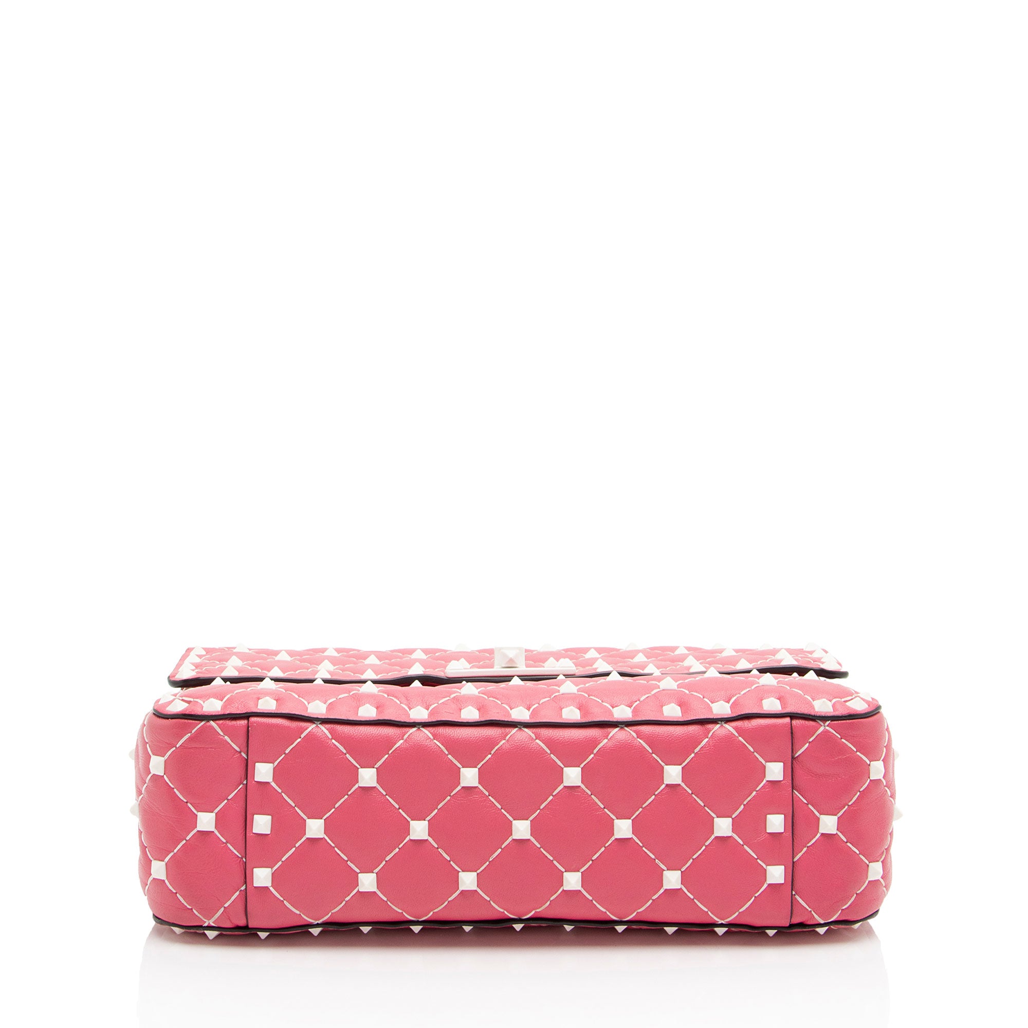 Valentino Calfskin Rockstud Spike Up Shoulder Bag (SHF-FvKLYe)