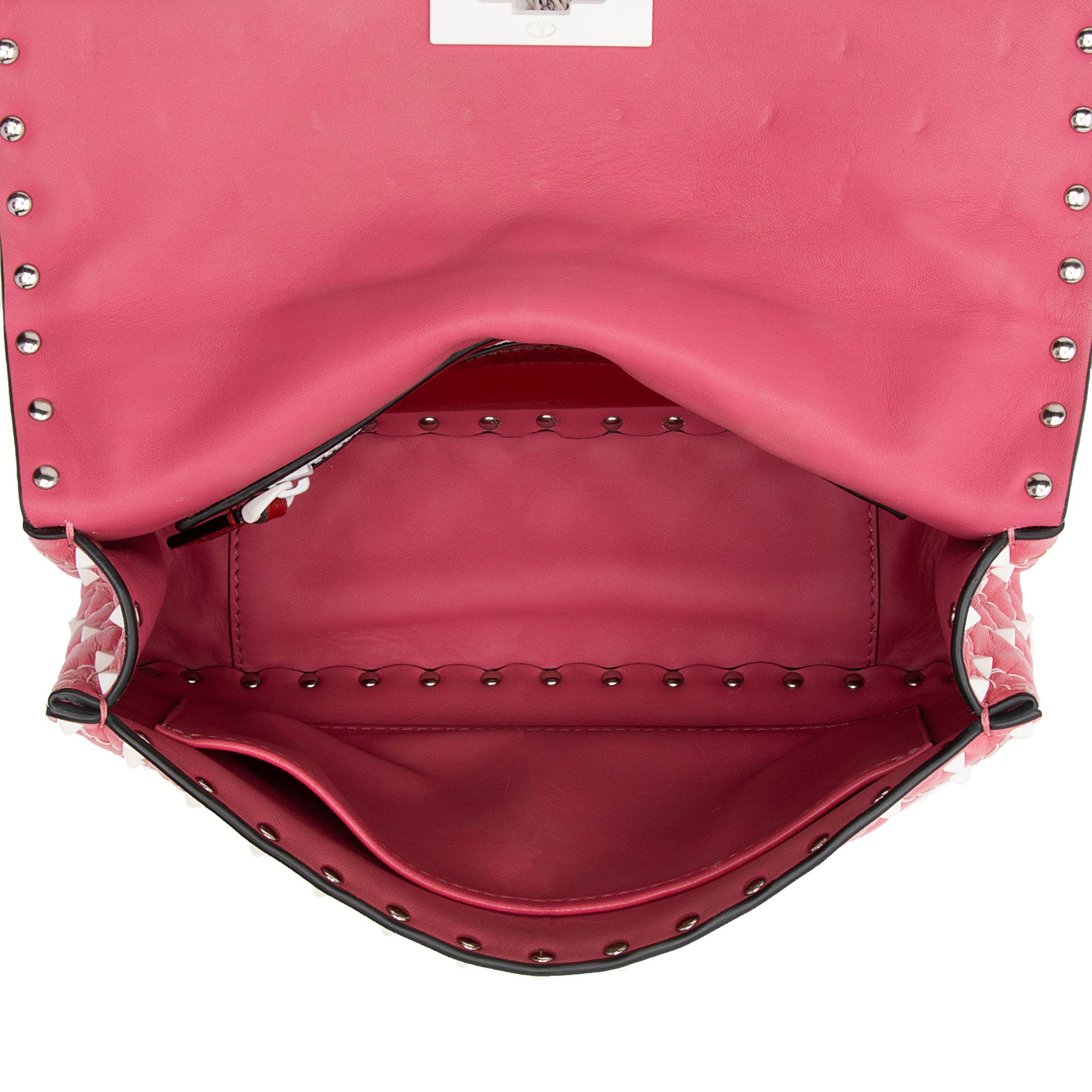 Valentino Calfskin Rockstud Spike Up Shoulder Bag (SHF-FvKLYe)