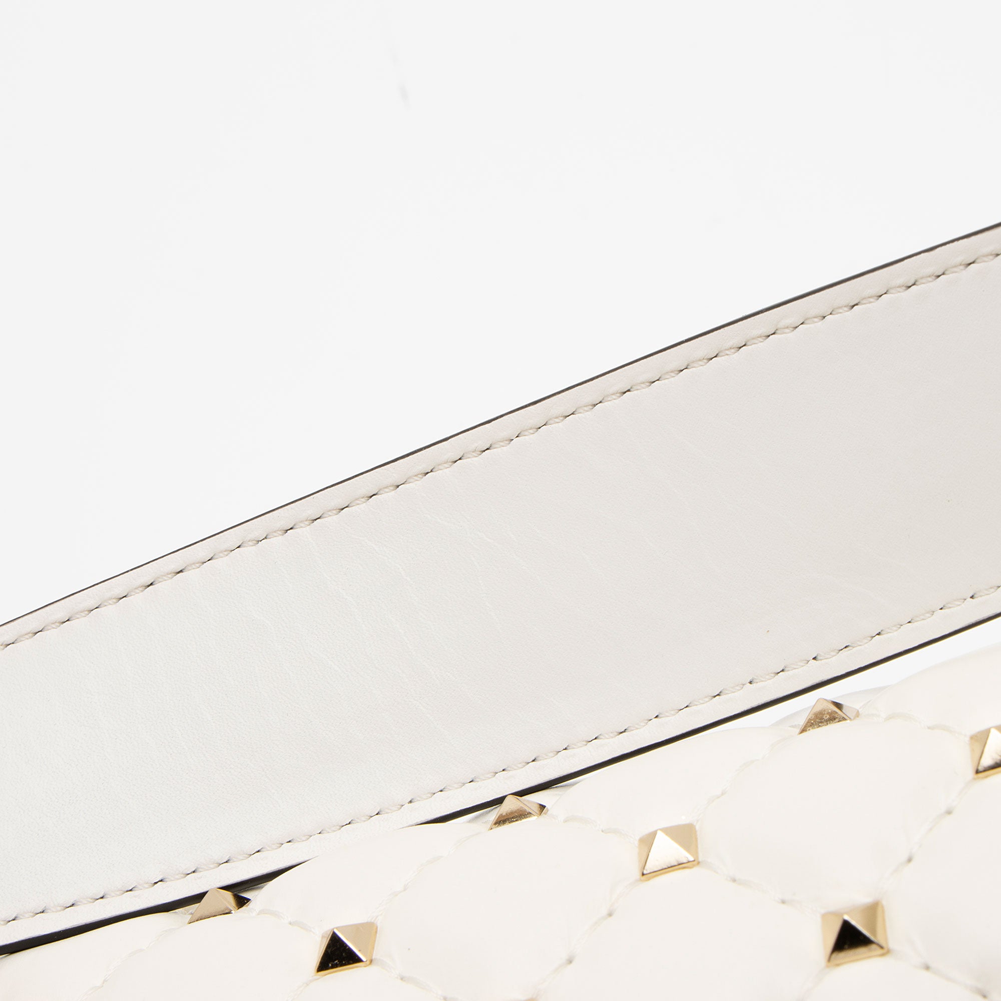 Valentino Calfskin Rockstud Spike Up Top Handle