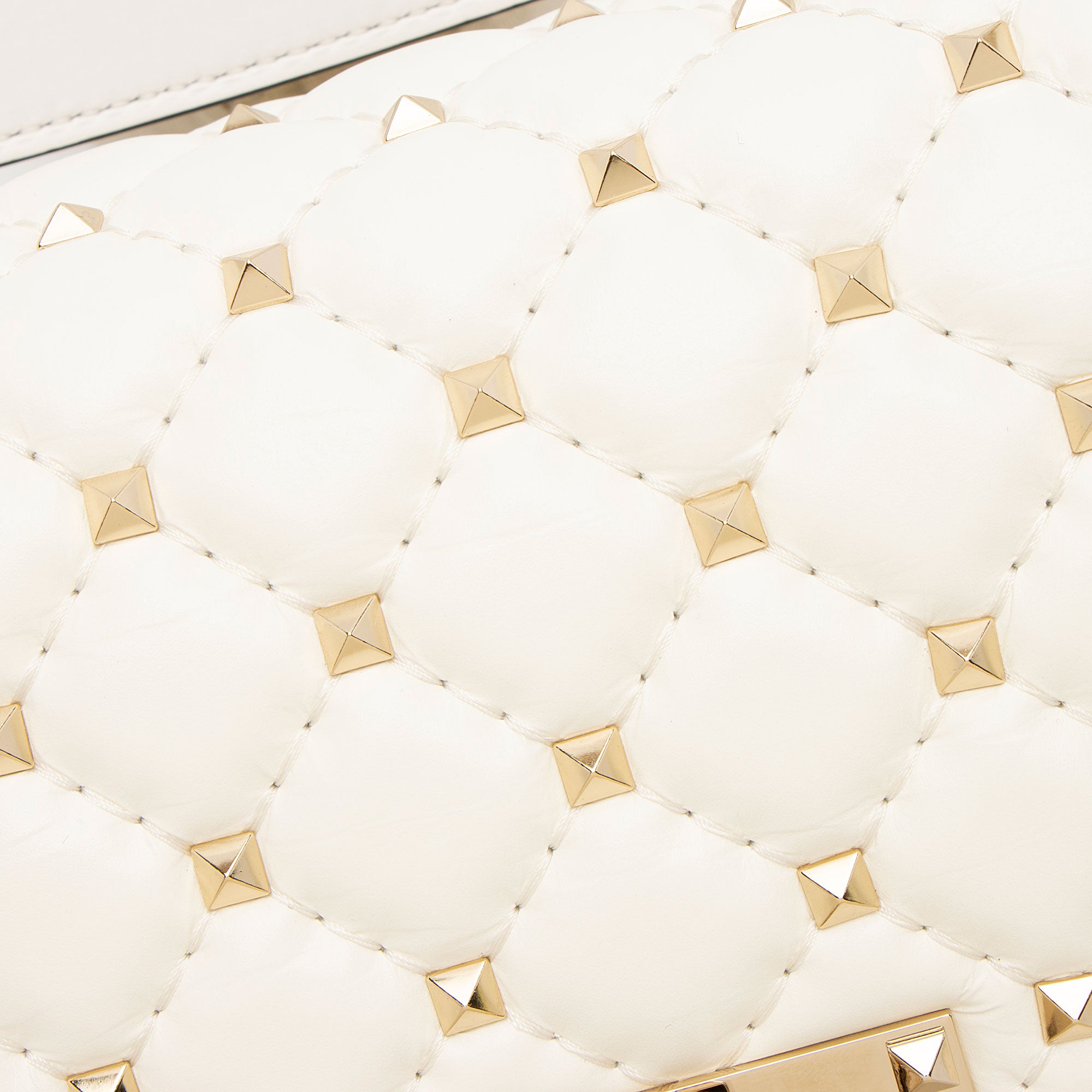 Valentino Calfskin Rockstud Spike Up Top Handle