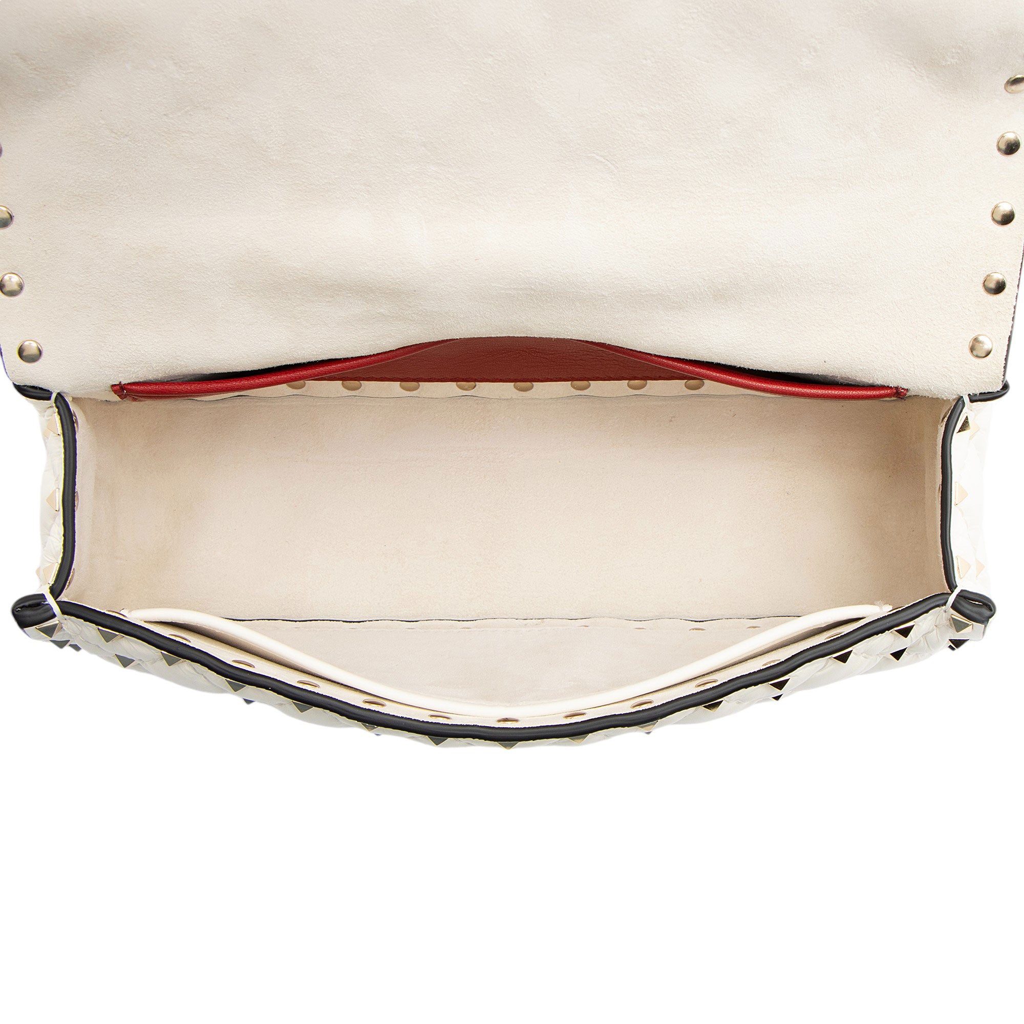 Valentino Calfskin Rockstud Spike Up Top Handle