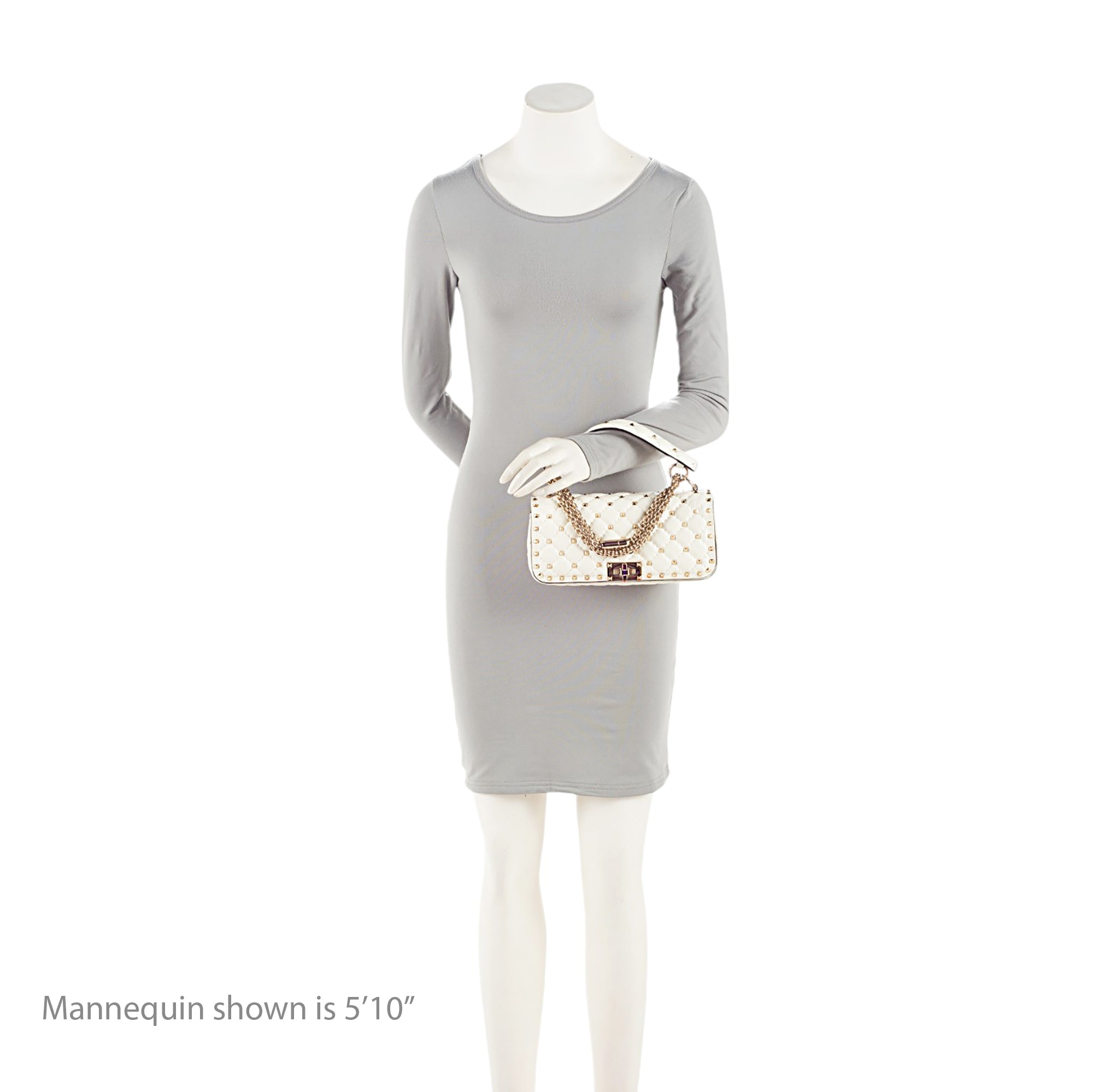 Valentino Calfskin Rockstud Spike Up Top Handle