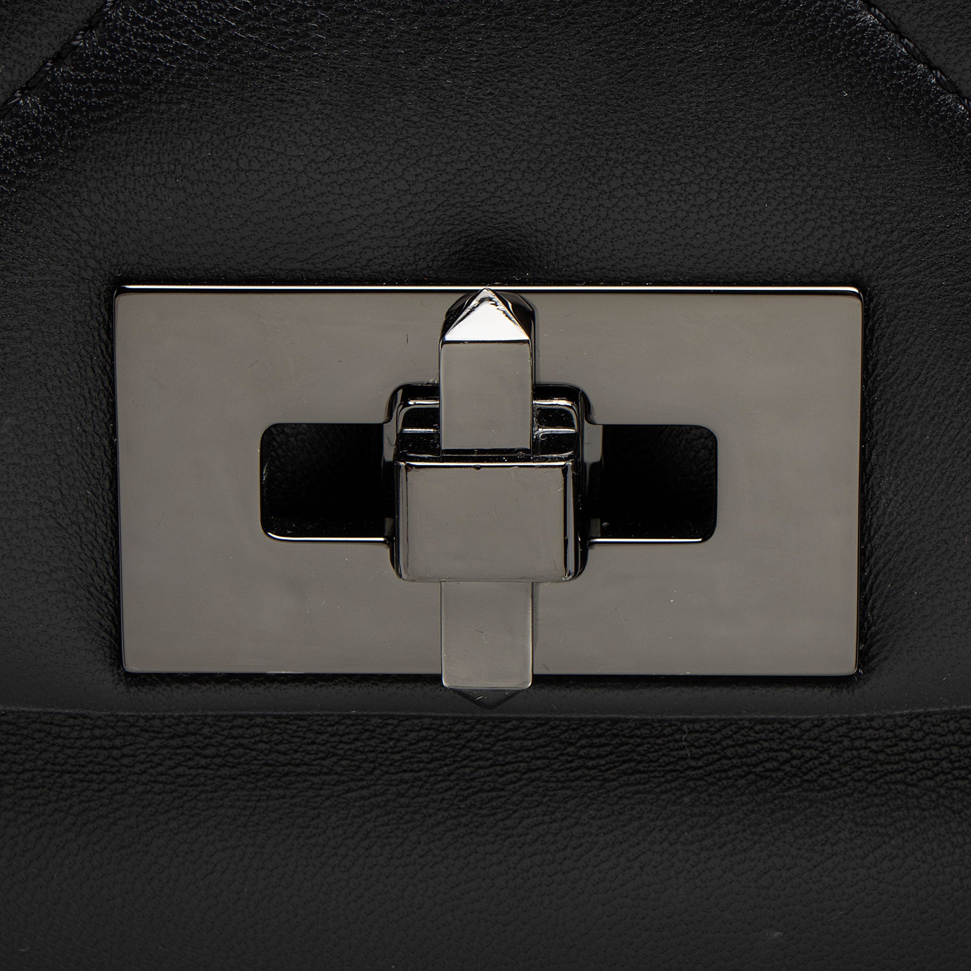 Valentino Calfskin Roman Stud Maxi Shoulder Bag