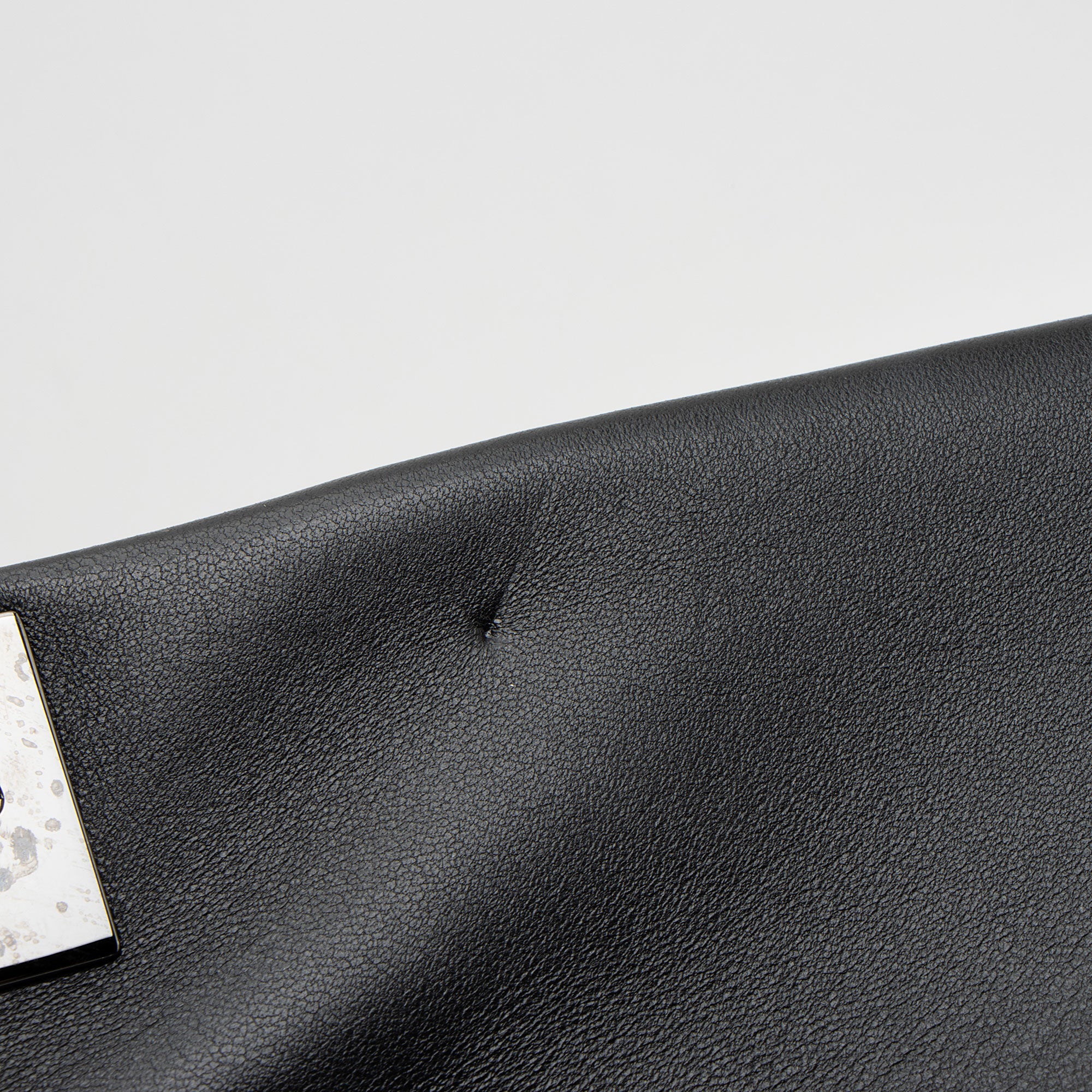 Valentino Calfskin Roman Stud Maxi Shoulder Bag