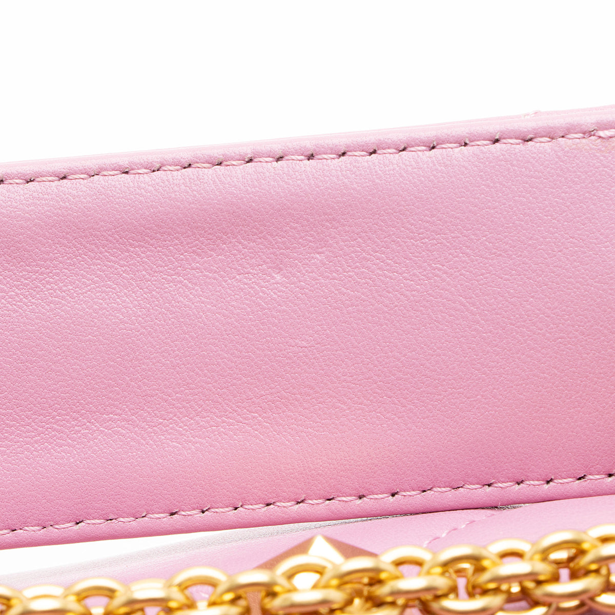 Valentino Calfskin Roman Stud Medium Shoulder Bag