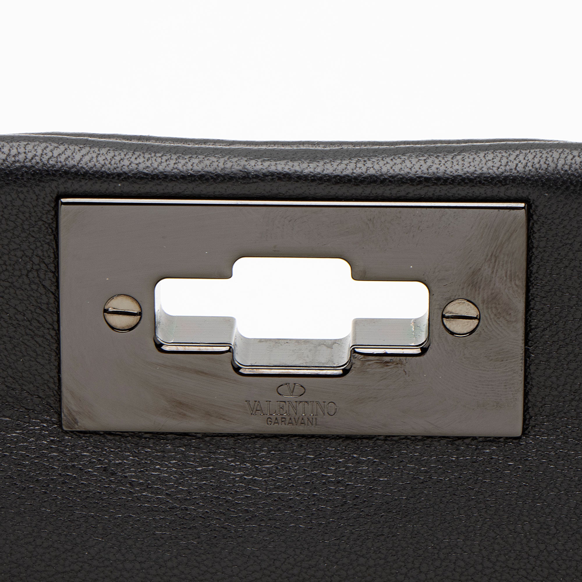 Valentino Calfskin Roman Stud Small Shoulder Bag