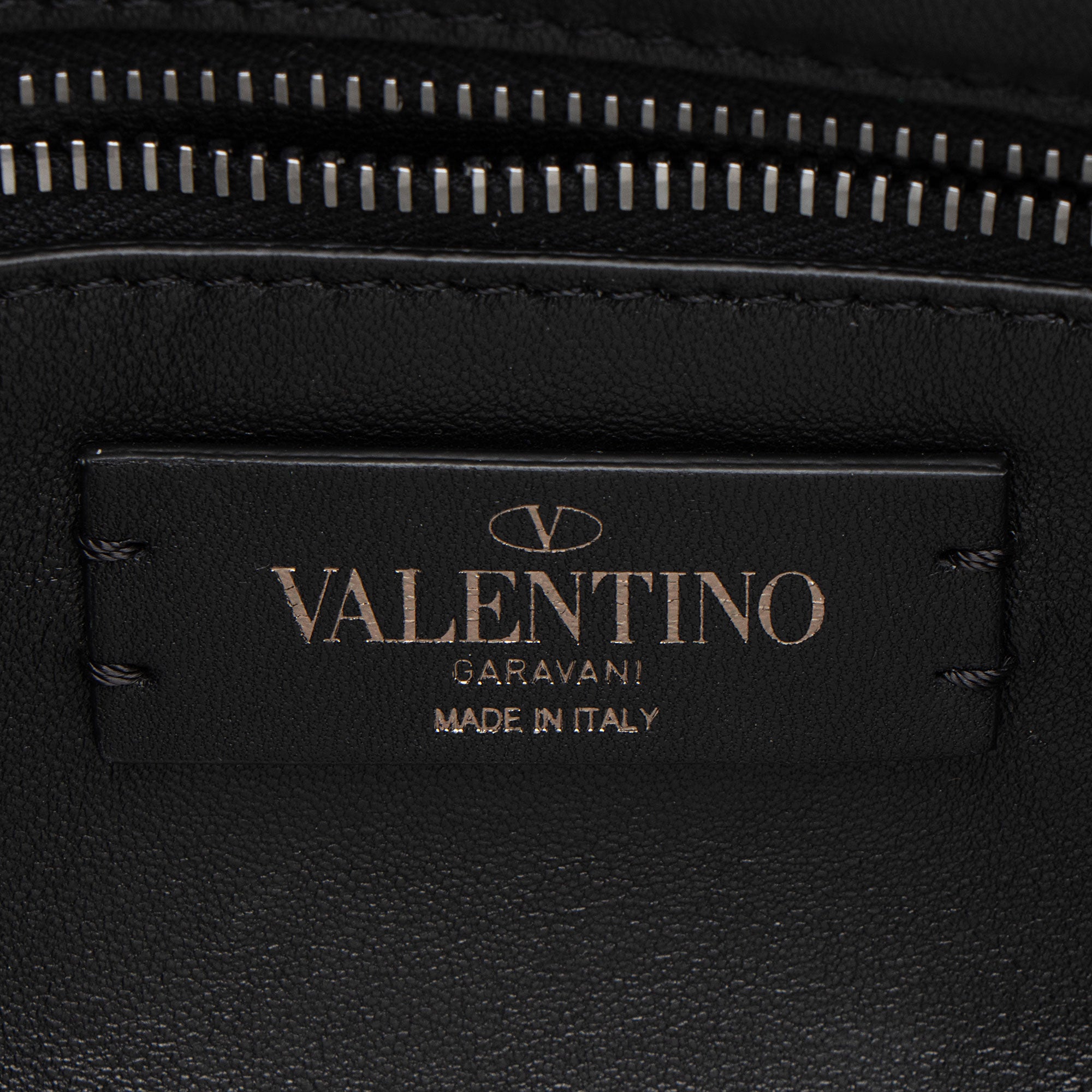 Valentino Calfskin Roman Stud Small Shoulder Bag