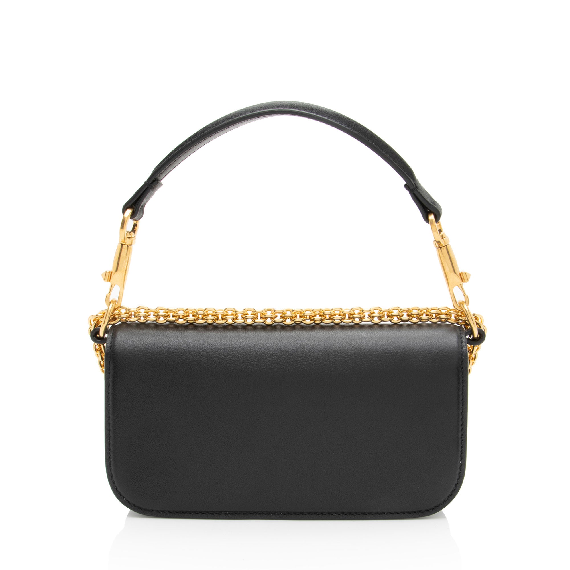 Valentino Calfskin VLogo Loco Small Shoulder Bag