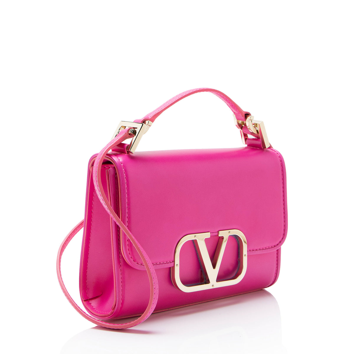 Valentino Calfskin VLogo Signature Shoulder Bag