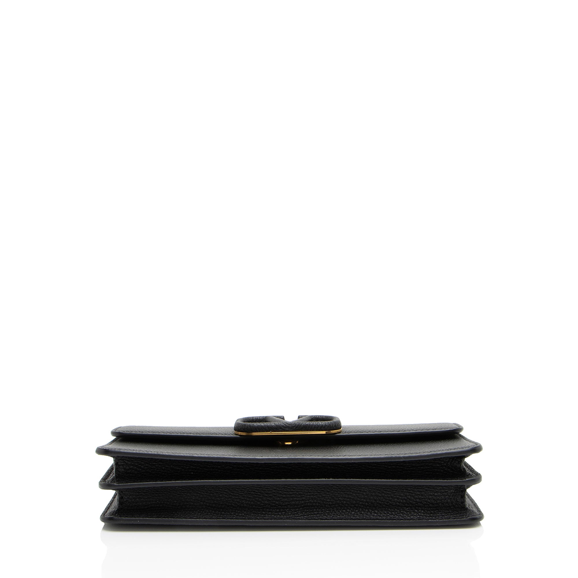 Valentino Calfskin VLogo Wallet on Chain
