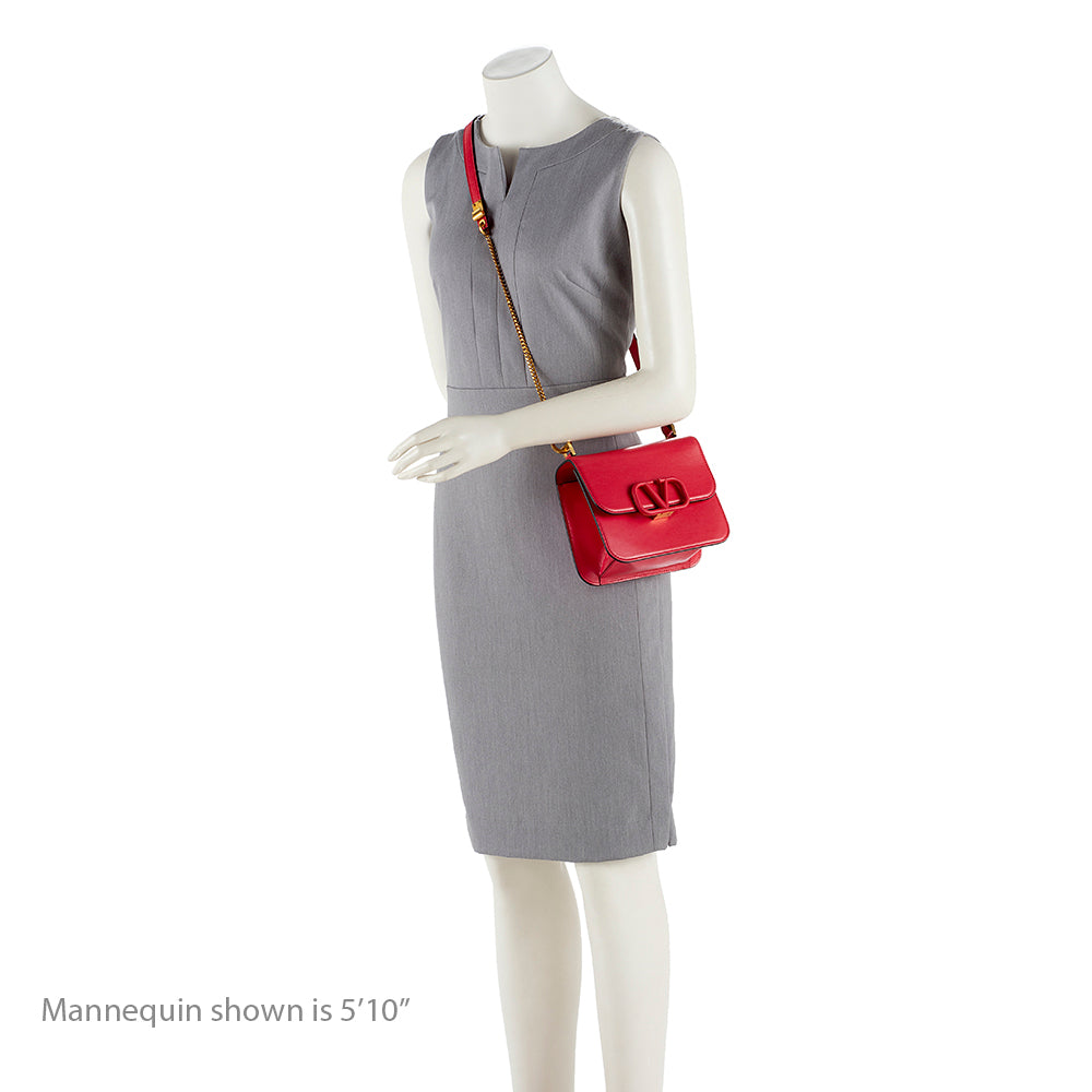 Valentino Calfskin VSling Small Shoulder Bag (SHF-13573)