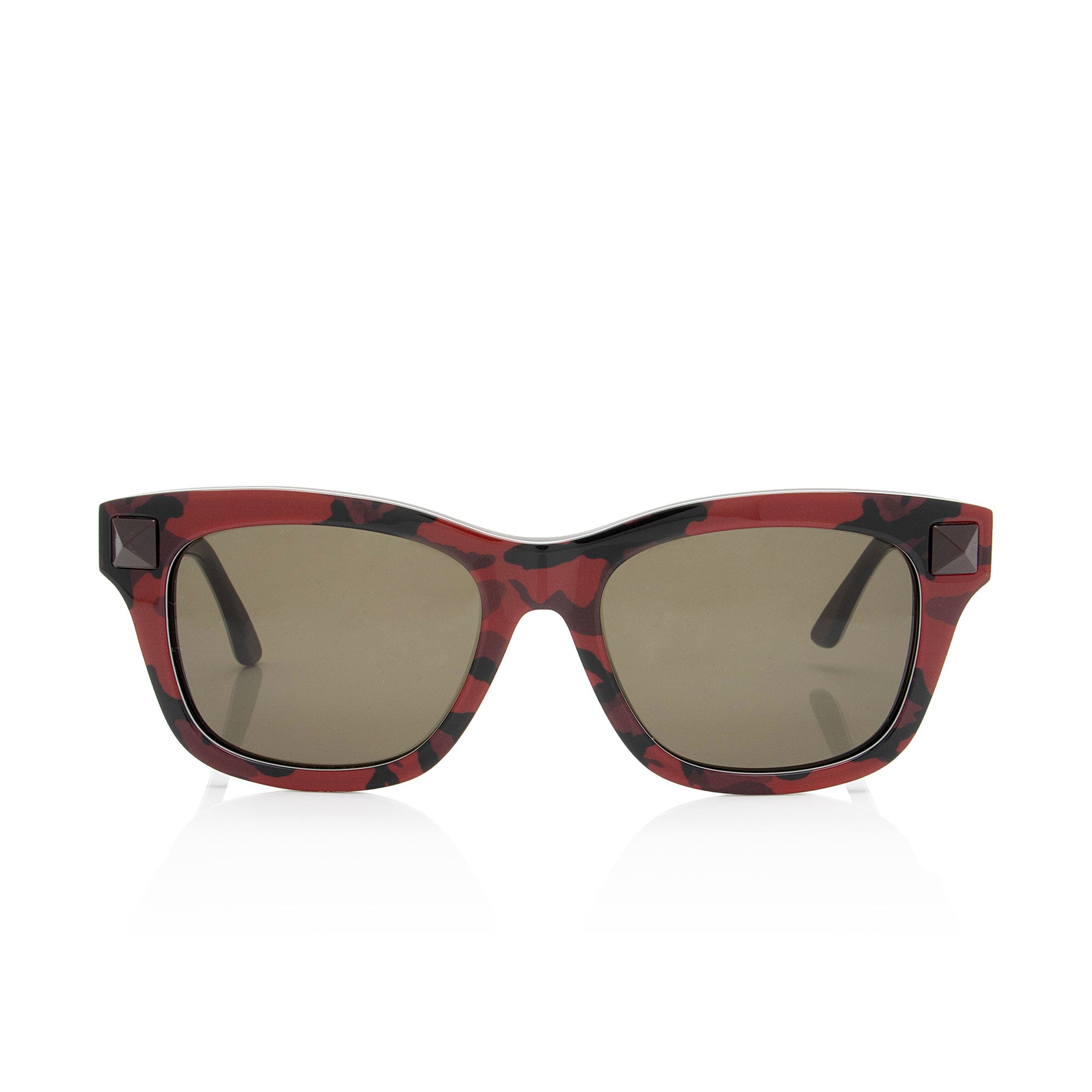 Valentino Camouflage Wayfarer Sunglasses (SHF-U4GwCS)