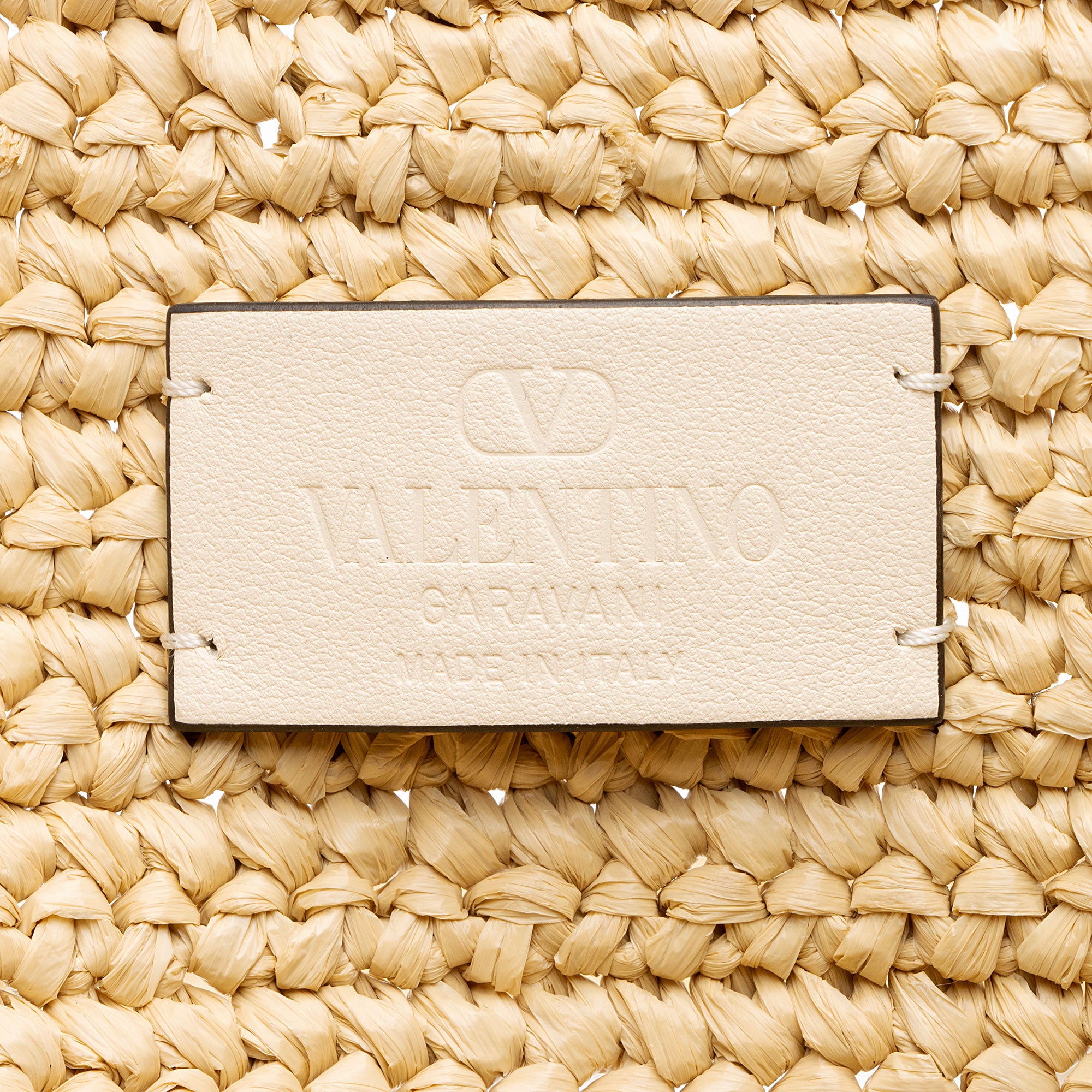 Valentino Crochet Raffia Viva Superstar Large Shopping Tote