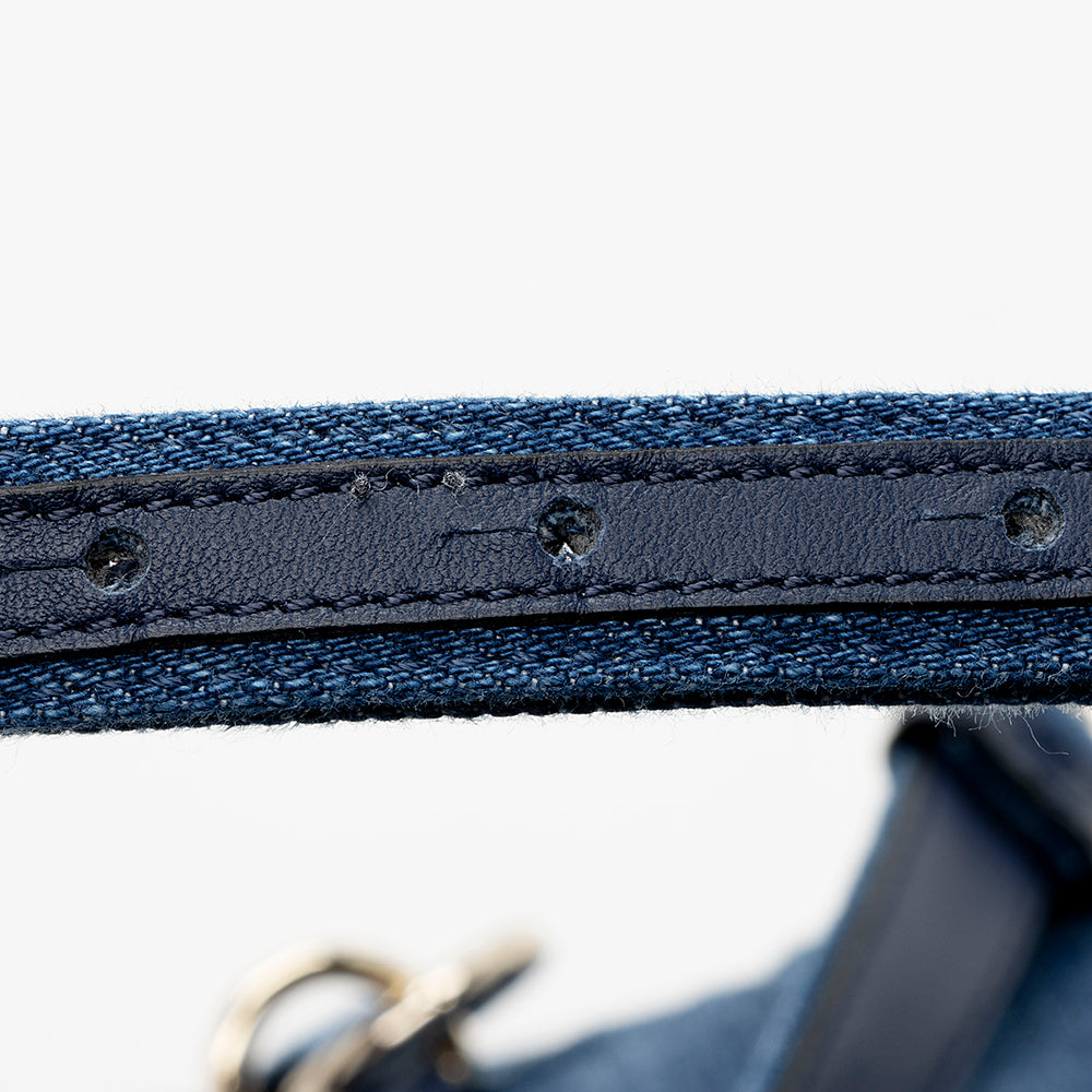 Valentino Denim Rockstud Spike Mini Backpack