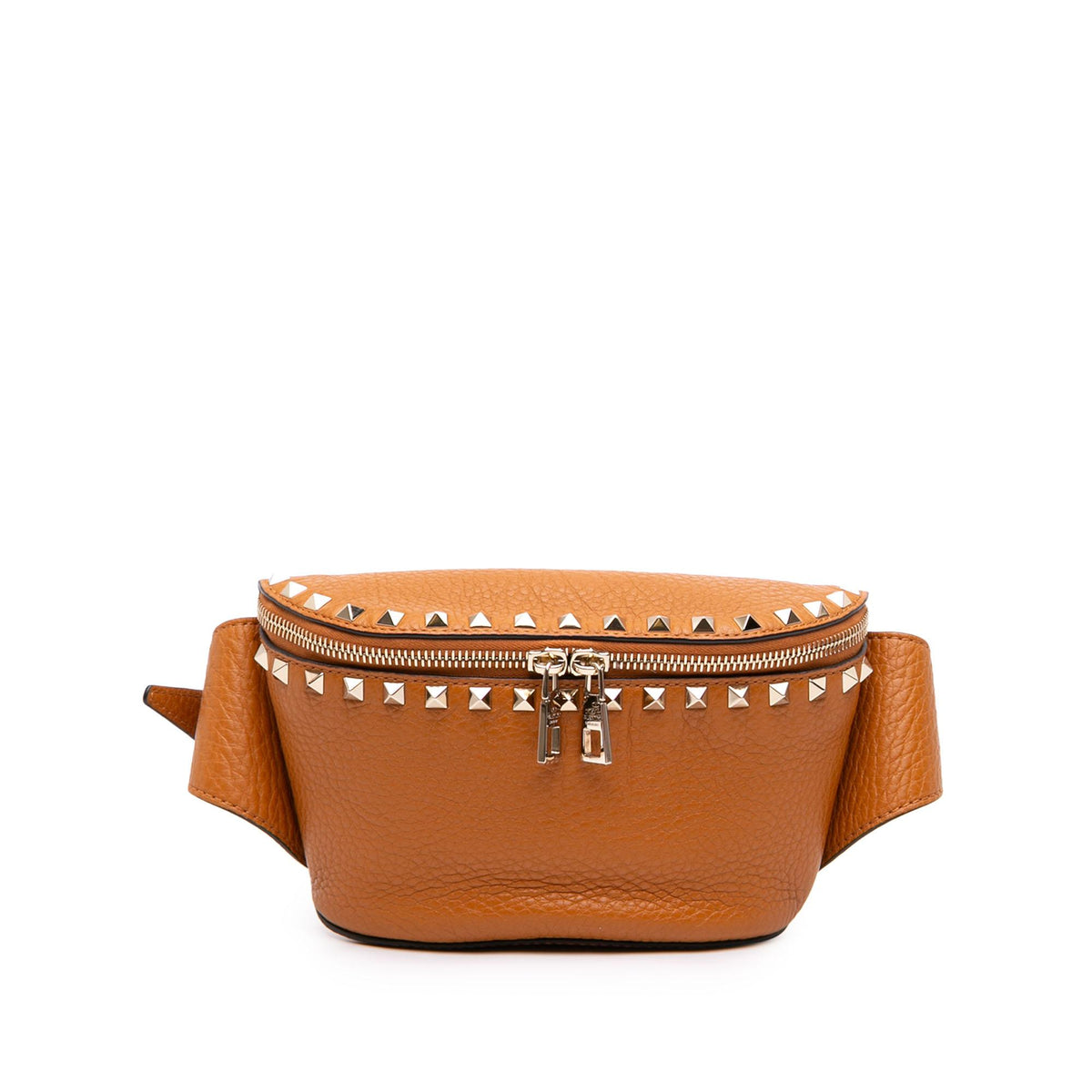 Valentino Grained Calfskin Rockstud Belt Bag