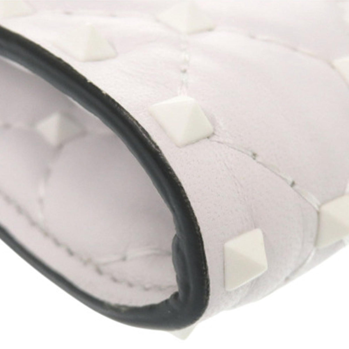 Valentino Lambskin Free Rockstud Spike Wallet On Chain