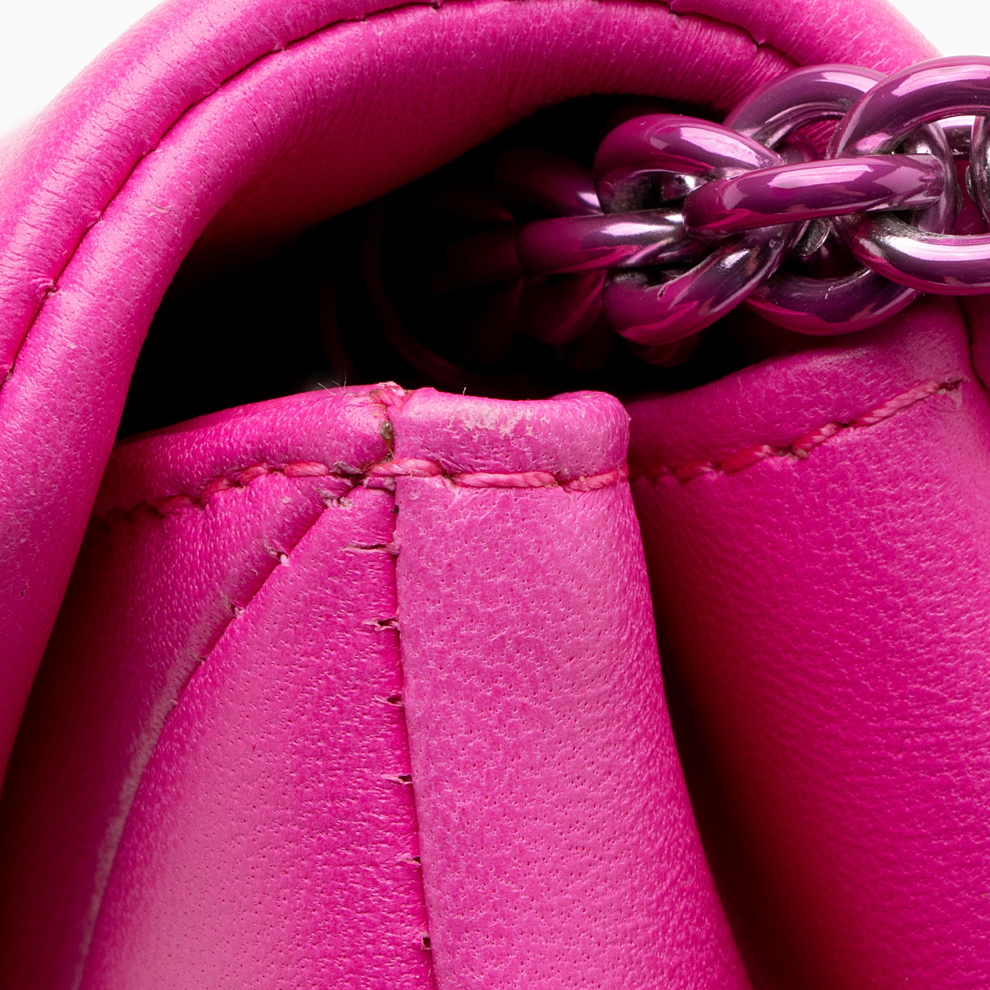 Valentino Lambskin One Stud Shoulder Bag