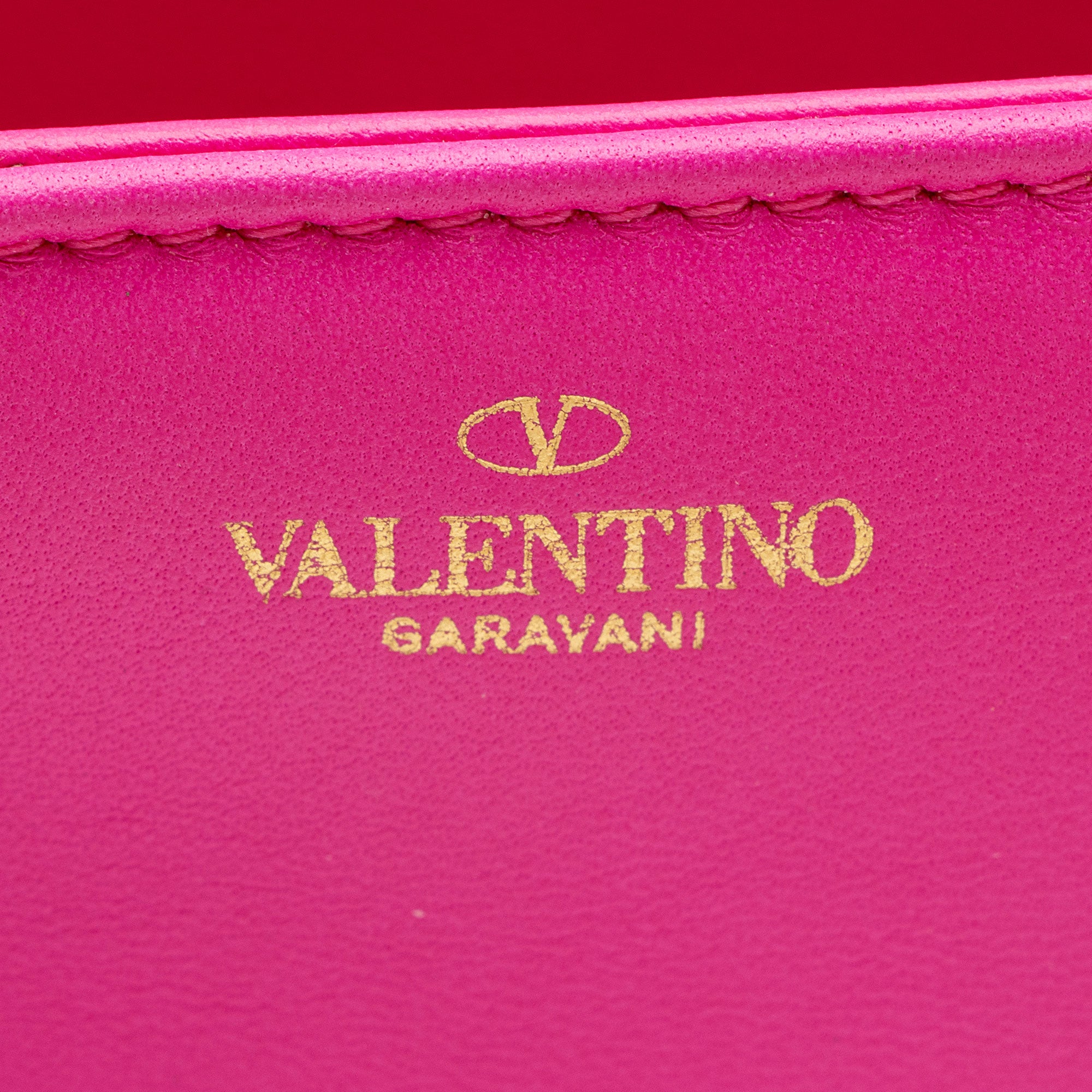 Valentino Lambskin One Stud Shoulder Bag