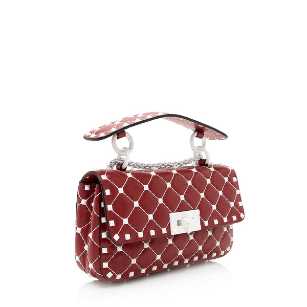Valentino Calfskin Rockstud Mini Chain Flap Bag (SHF-VrHYXP) – LuxeDH