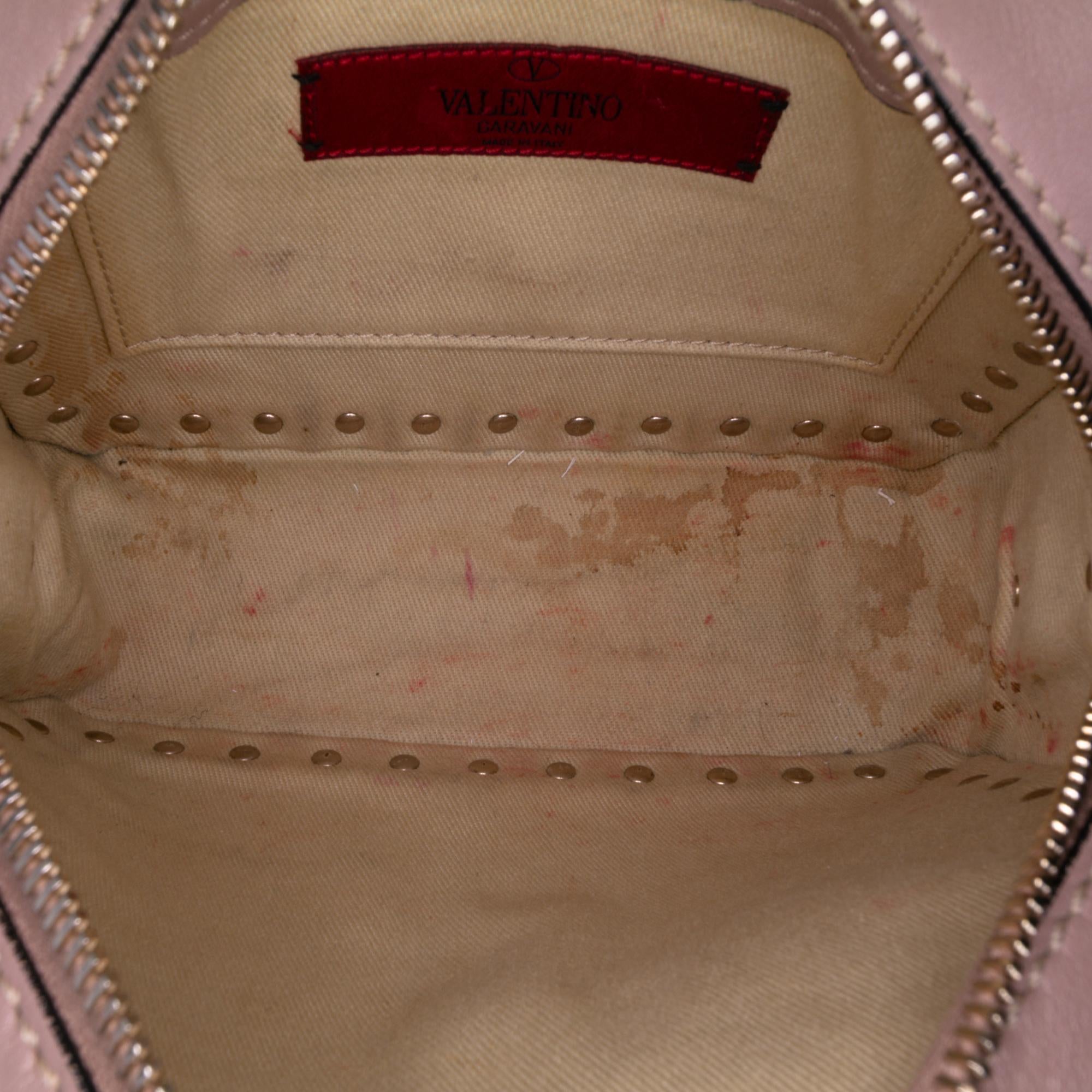 Valentino Leather Rockstud Camera Bag