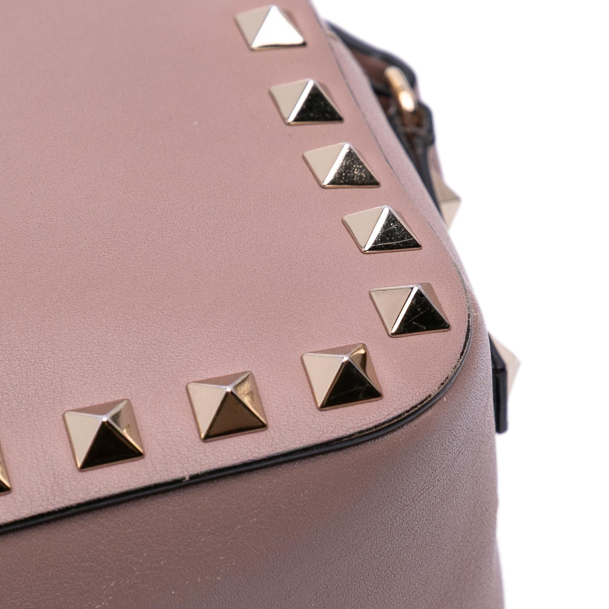 Valentino Leather Rockstud Camera Bag