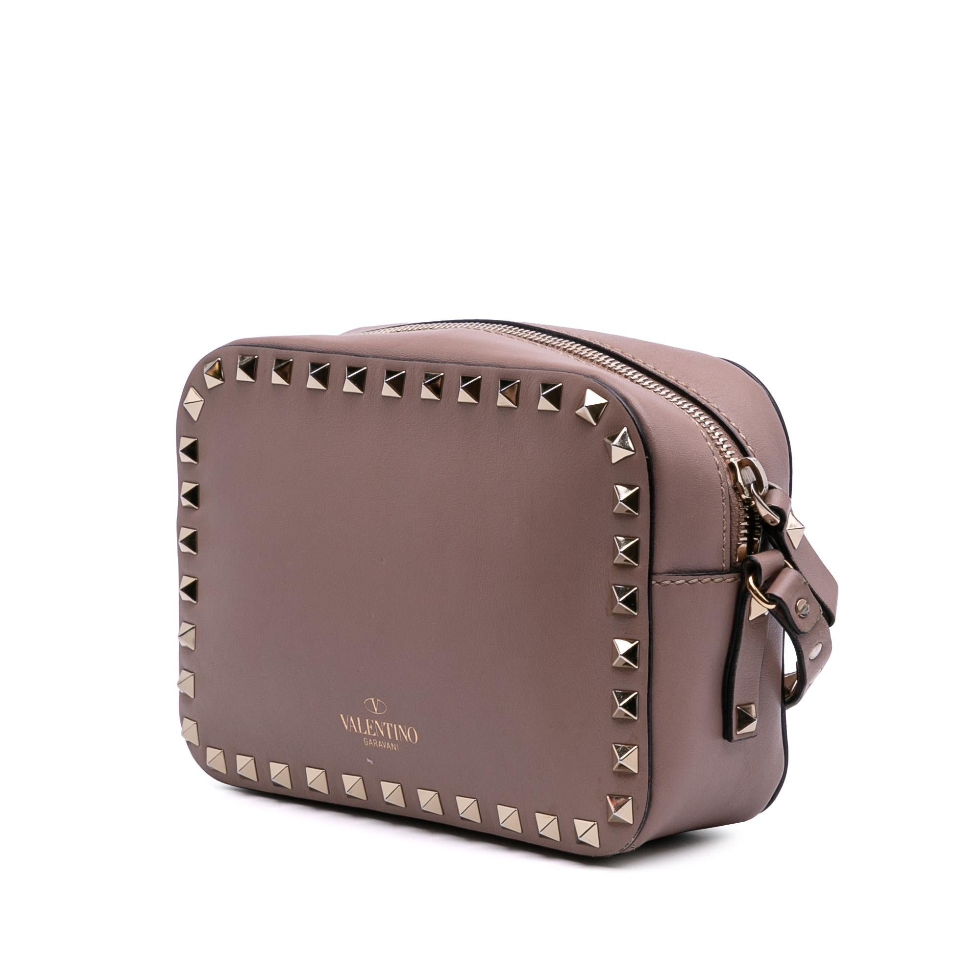 Valentino Leather Rockstud Camera Bag