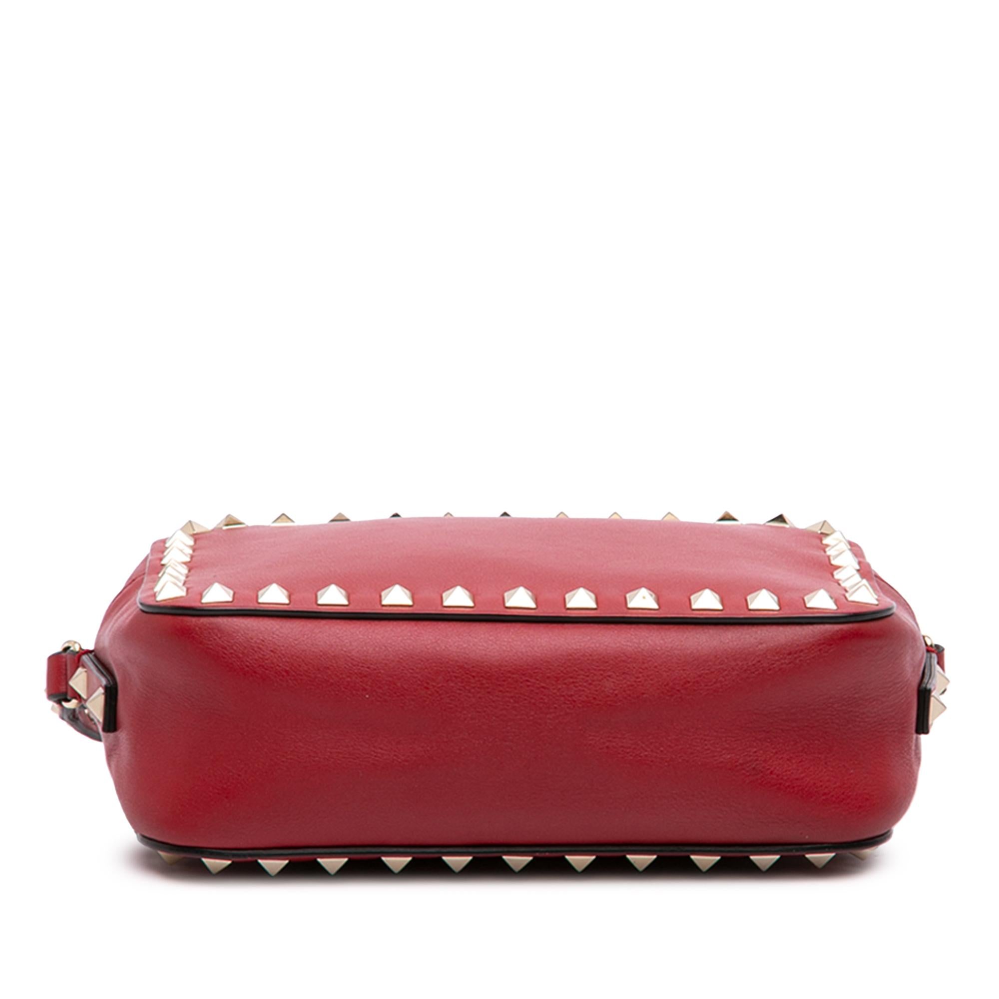 Valentino Leather Rockstud Camera Bag
