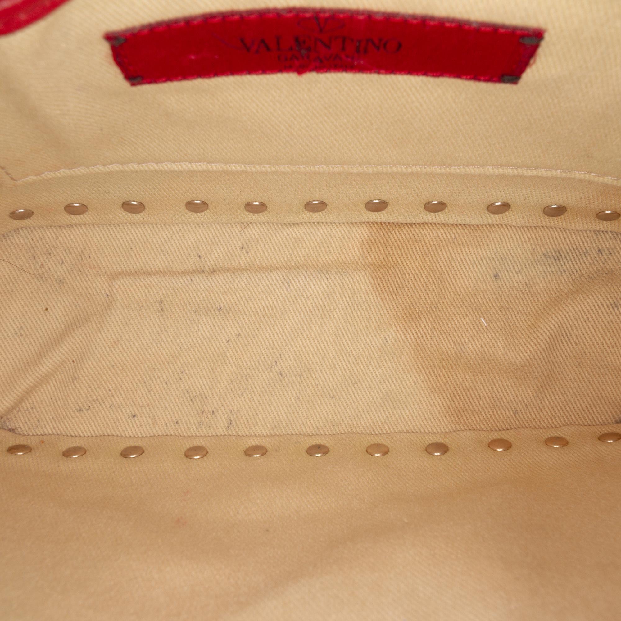 Valentino Leather Rockstud Camera Bag
