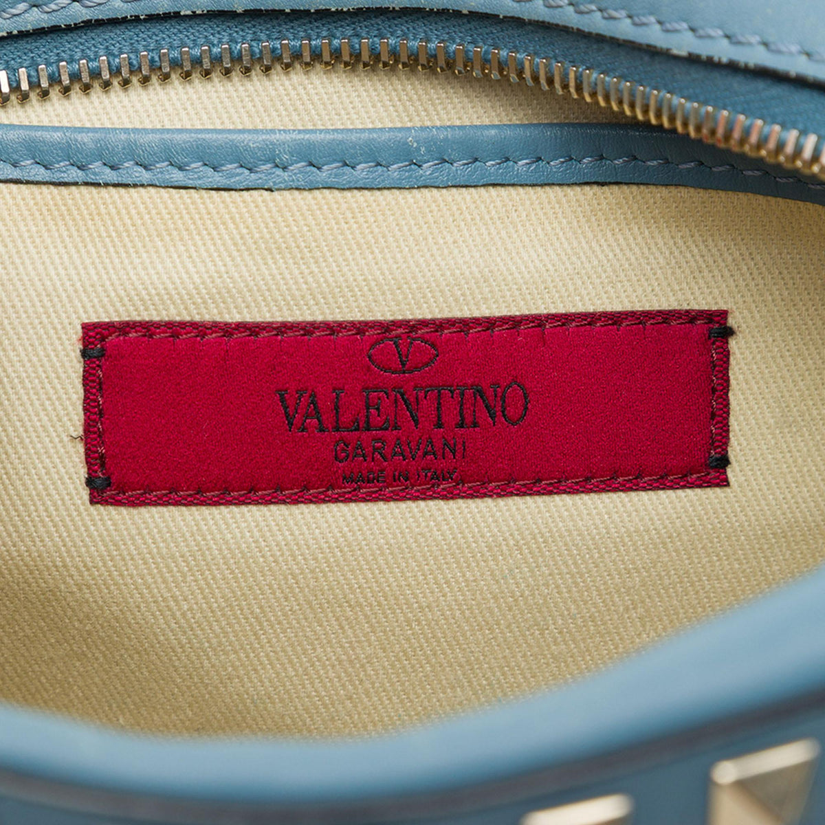 Valentino Leather Rockstud Camera Bag