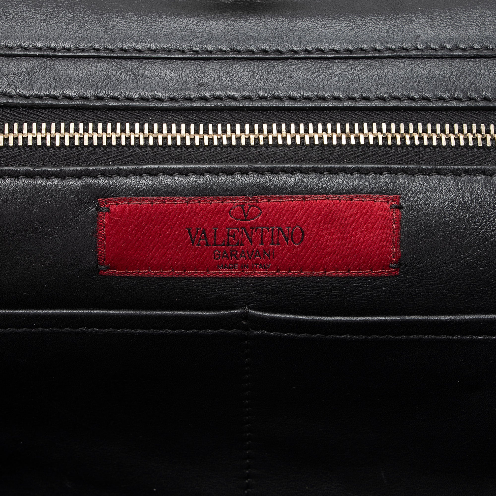 Valentino Leather Rockstud Medium Tote