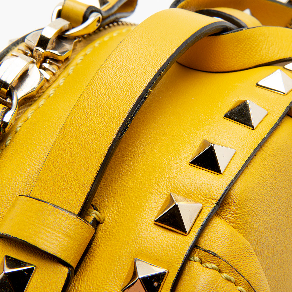 Valentino Leather Rockstud Mini Backpack (SHF-12265)