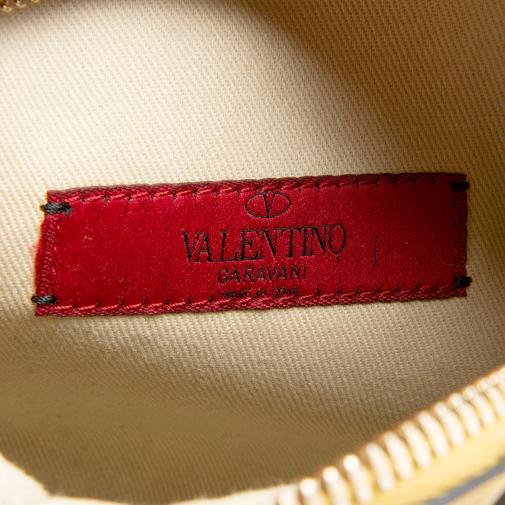 Valentino Leather Rockstud Mini Backpack (SHF-12265)