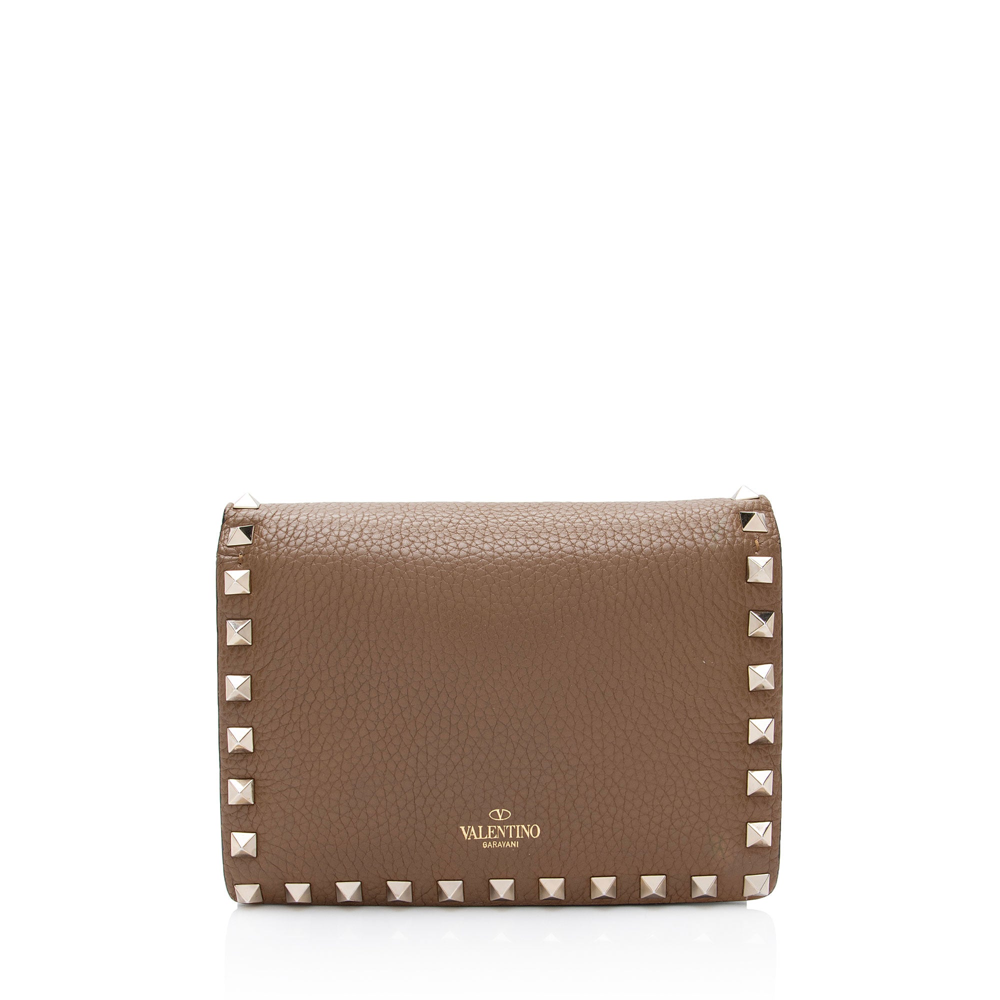 Valentino Leather Rockstud Pouch Crossbody (SHF-cV7Aio)