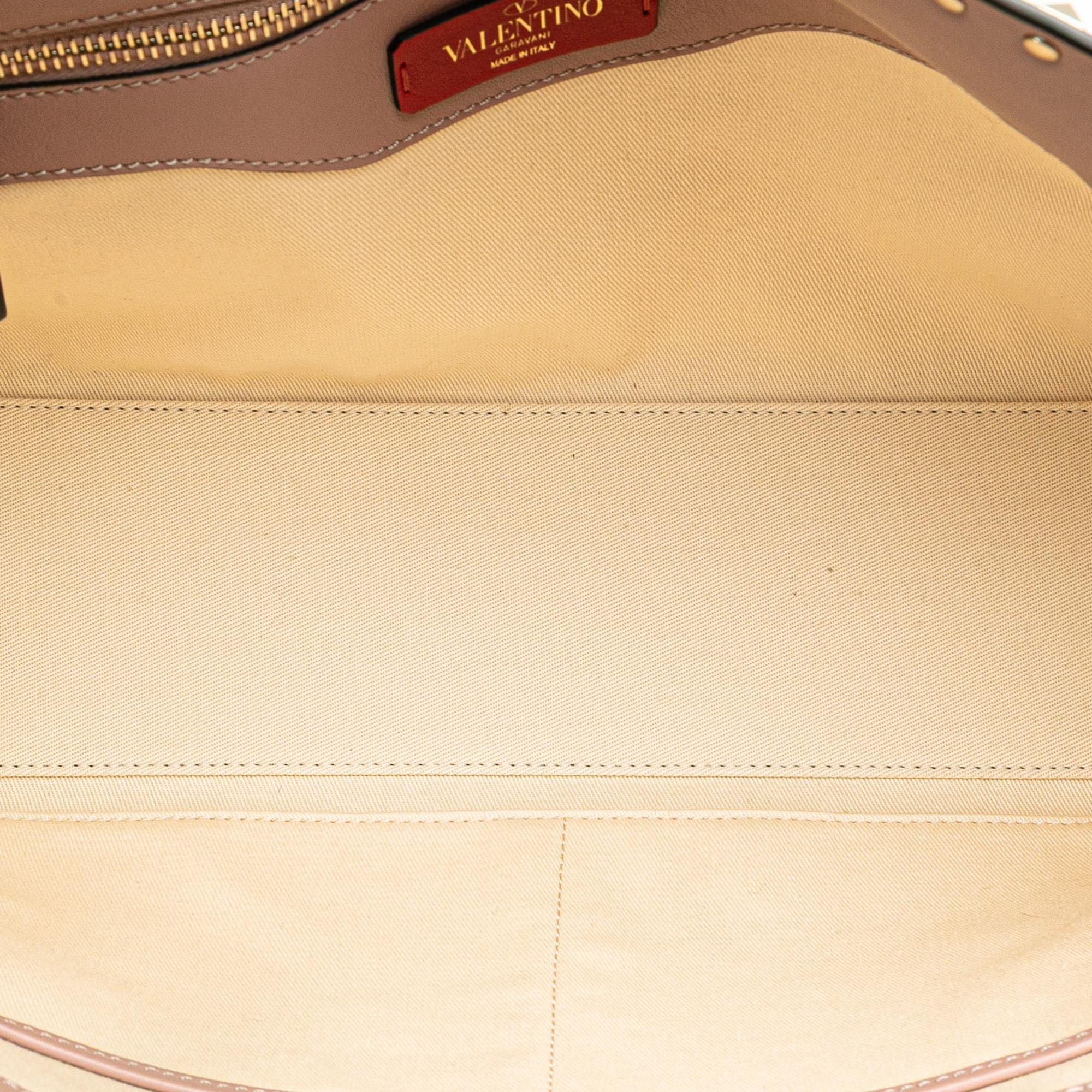 Valentino Leather Rockstud Tote
