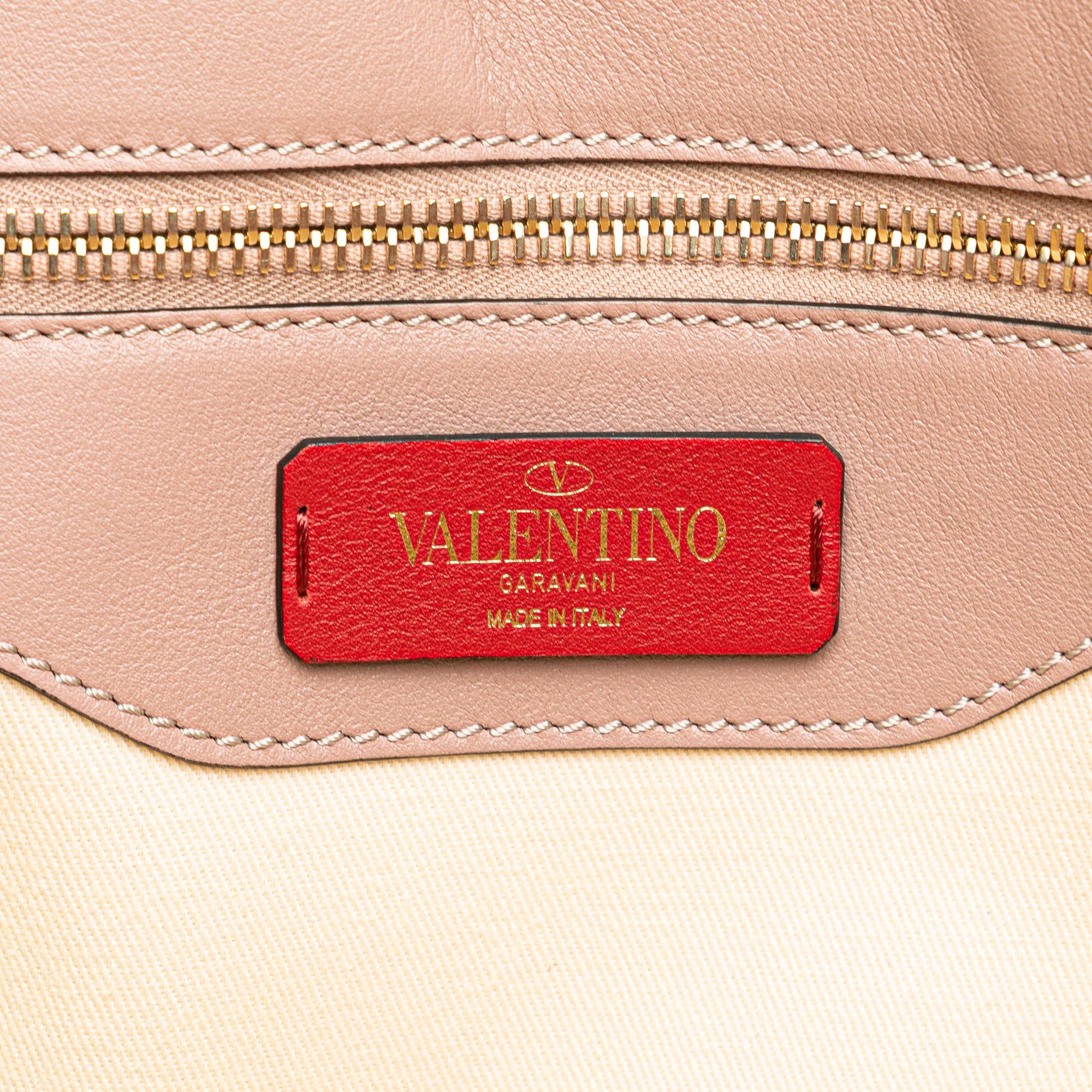 Valentino Leather Rockstud Tote